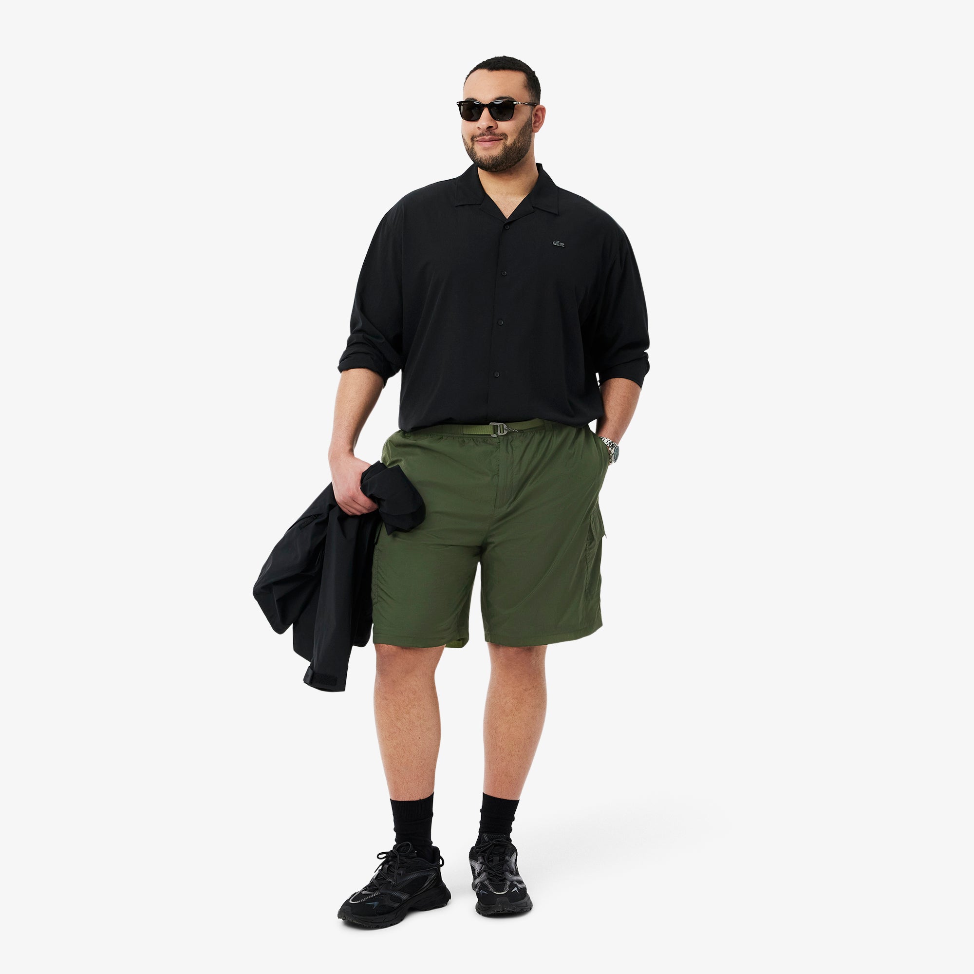 Lacoste Men Relaxed Fit Cargo Shorts