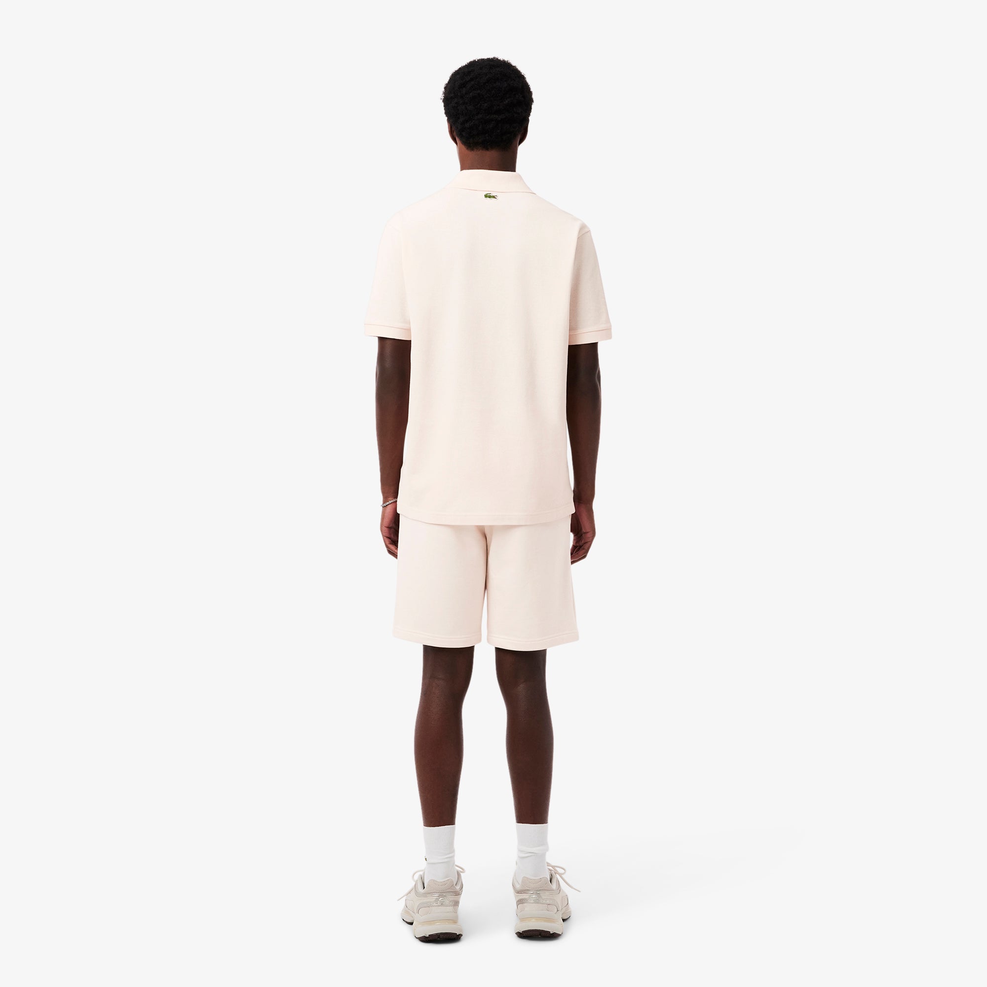 Lacoste Men Graphic Cotton Fleece Shorts