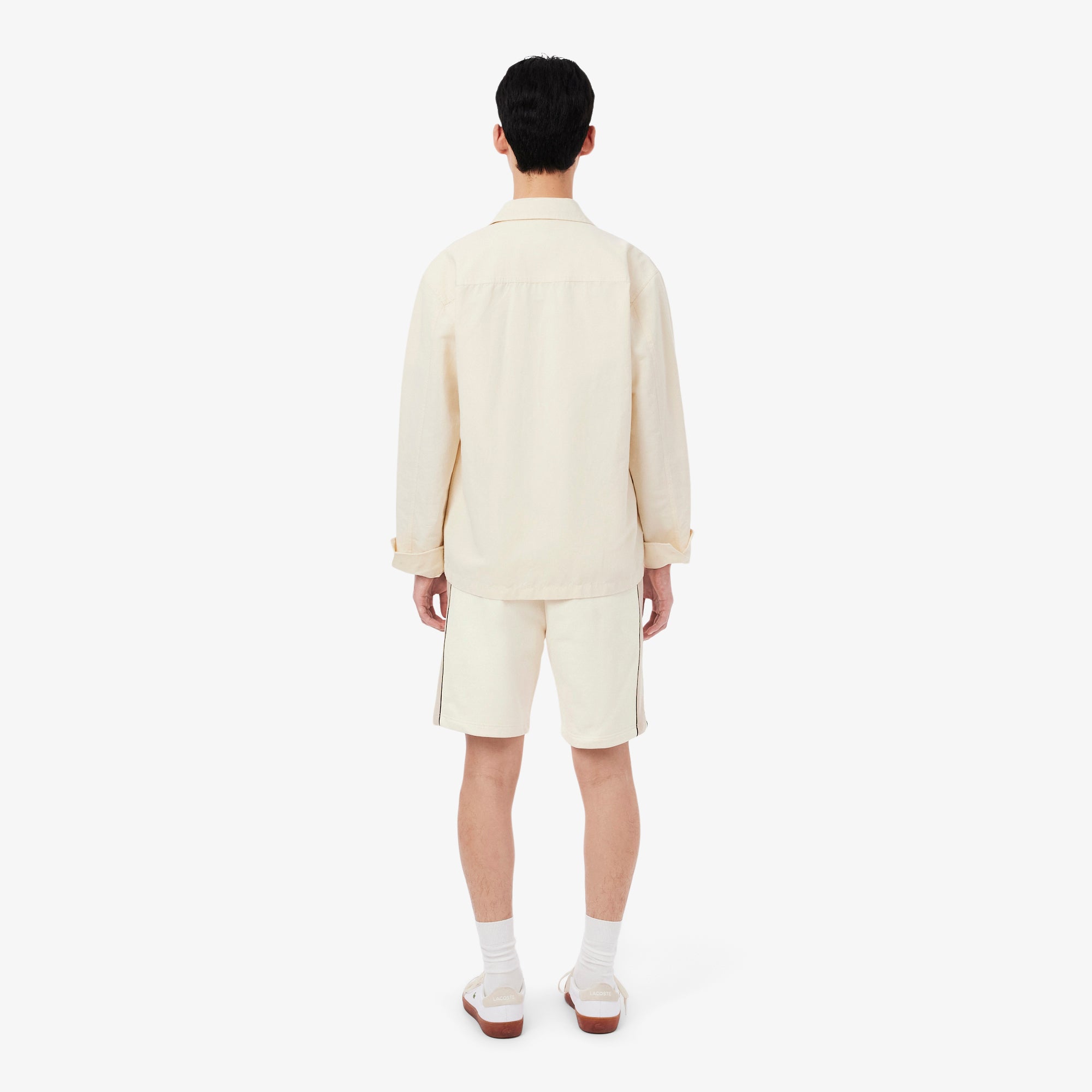 LACOSTE Regular Fit Colour-Block Fleece Shorts