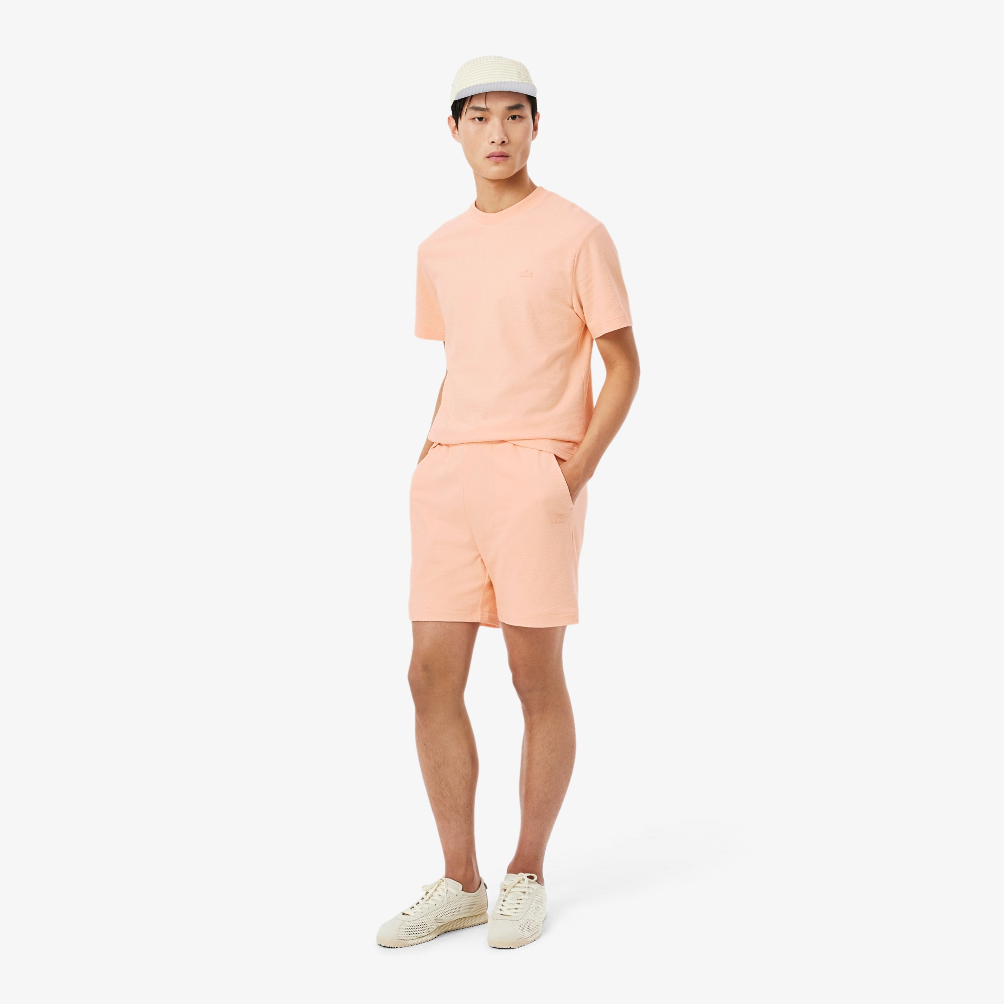 LACOSTE Textured Jersey Shorts