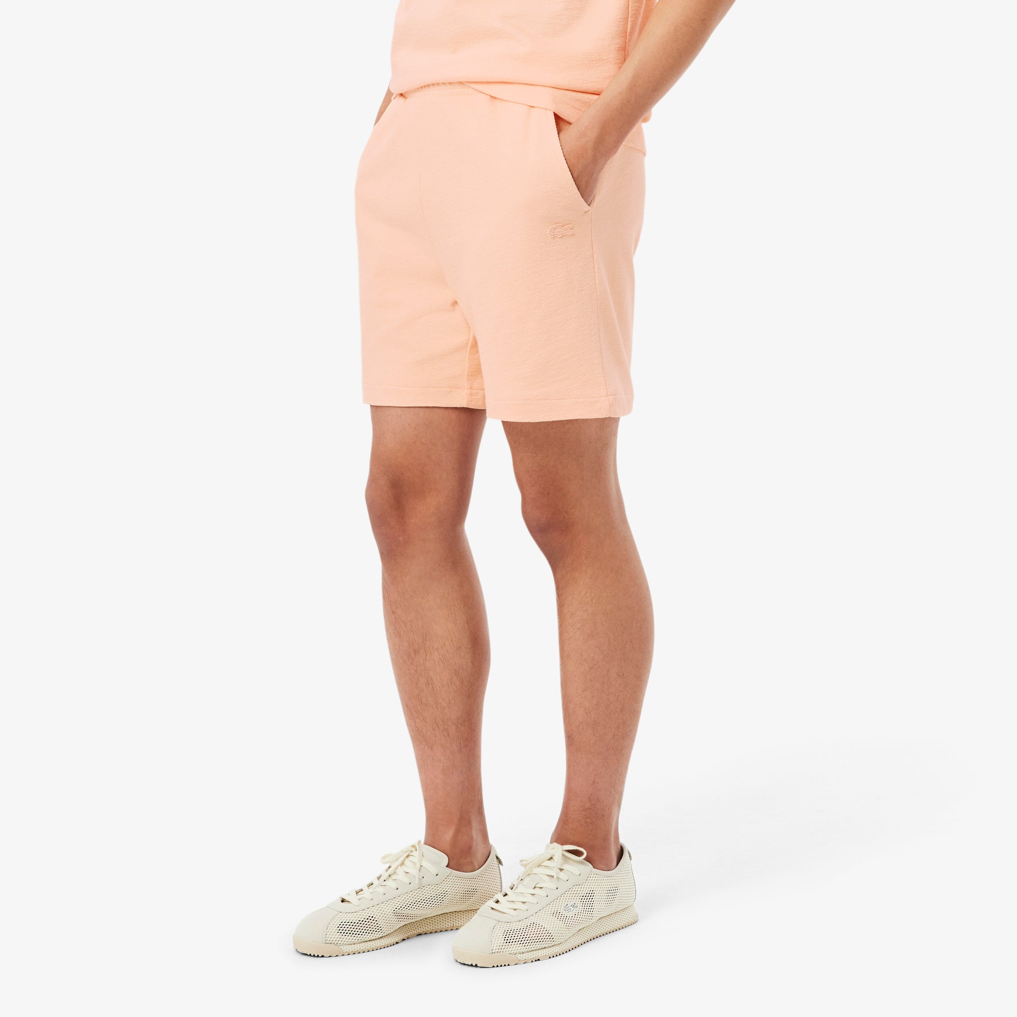 LACOSTE Textured Jersey Shorts