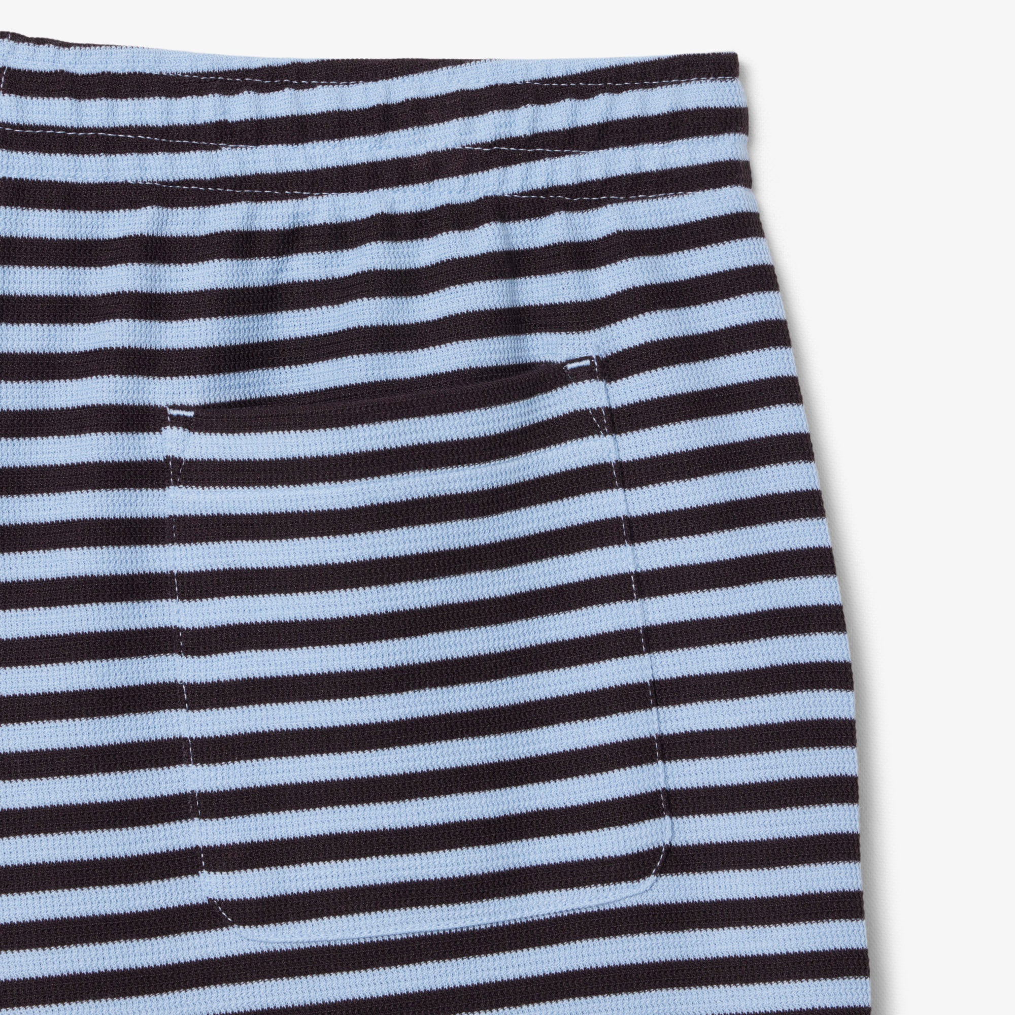 LACOSTE Men Regular Fit Striped Cotton Shorts