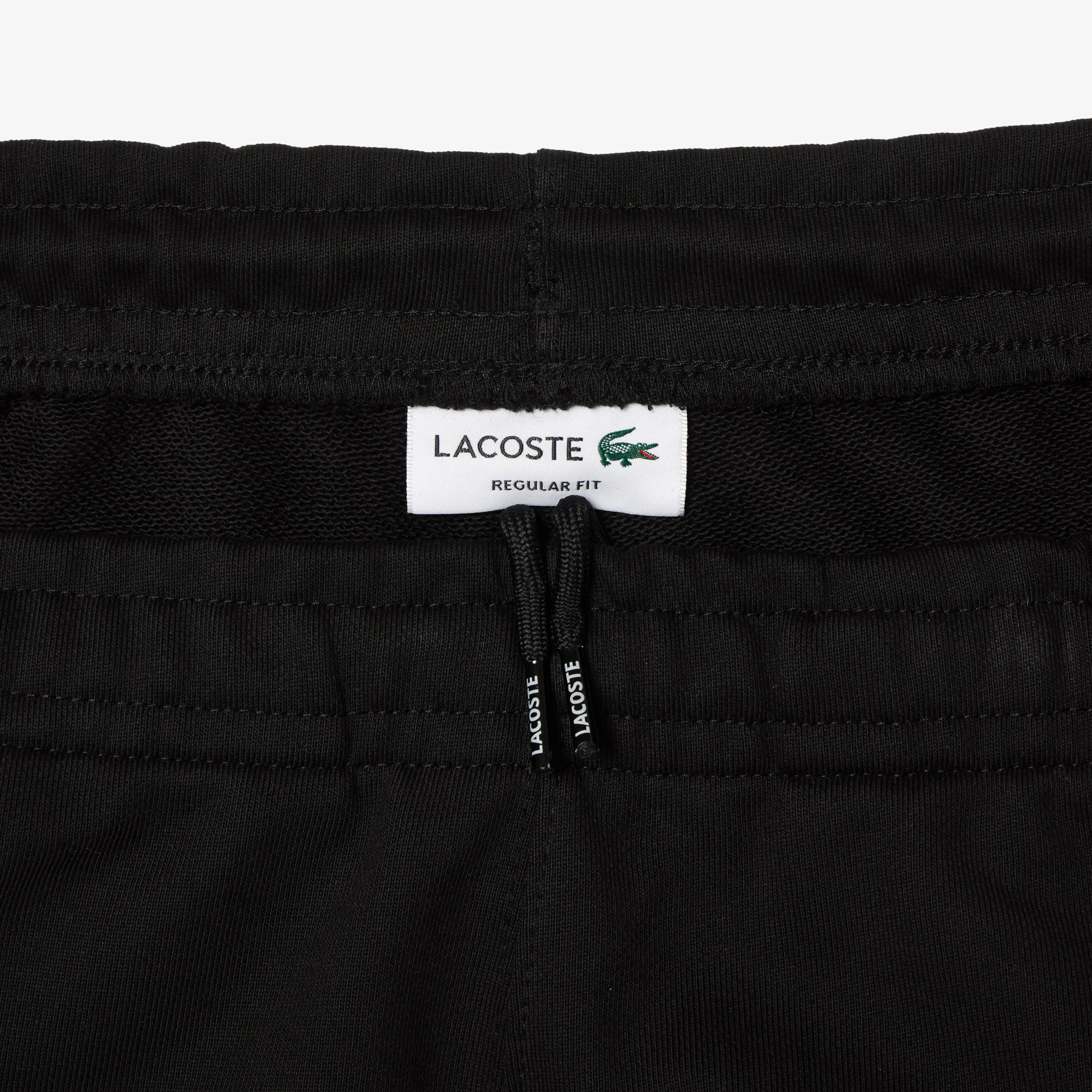 LACOSTE Men's Regular Fit Colorblock Fleece Shorts