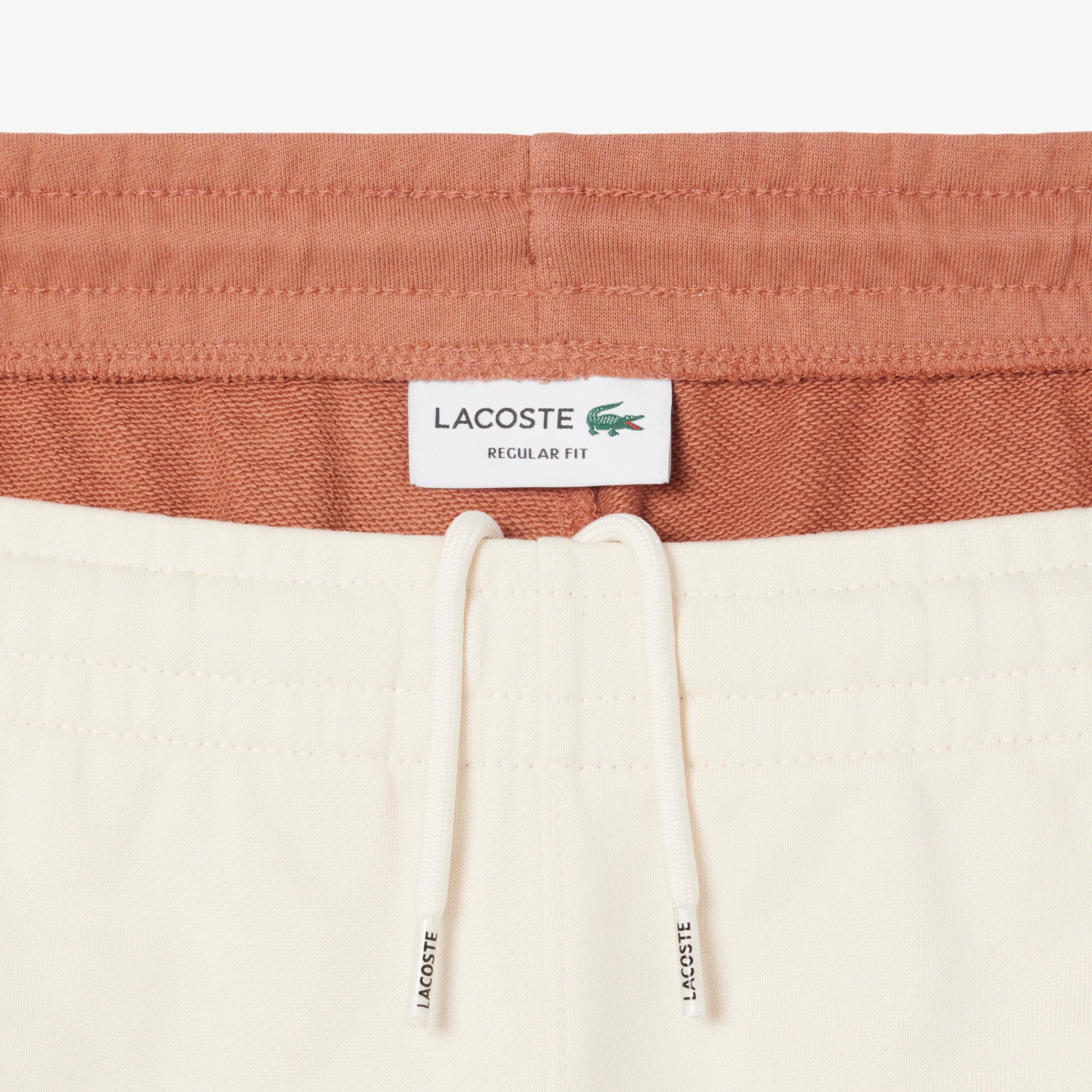 LACOSTE Men’s Cotton Fleece Colorblock Shorts