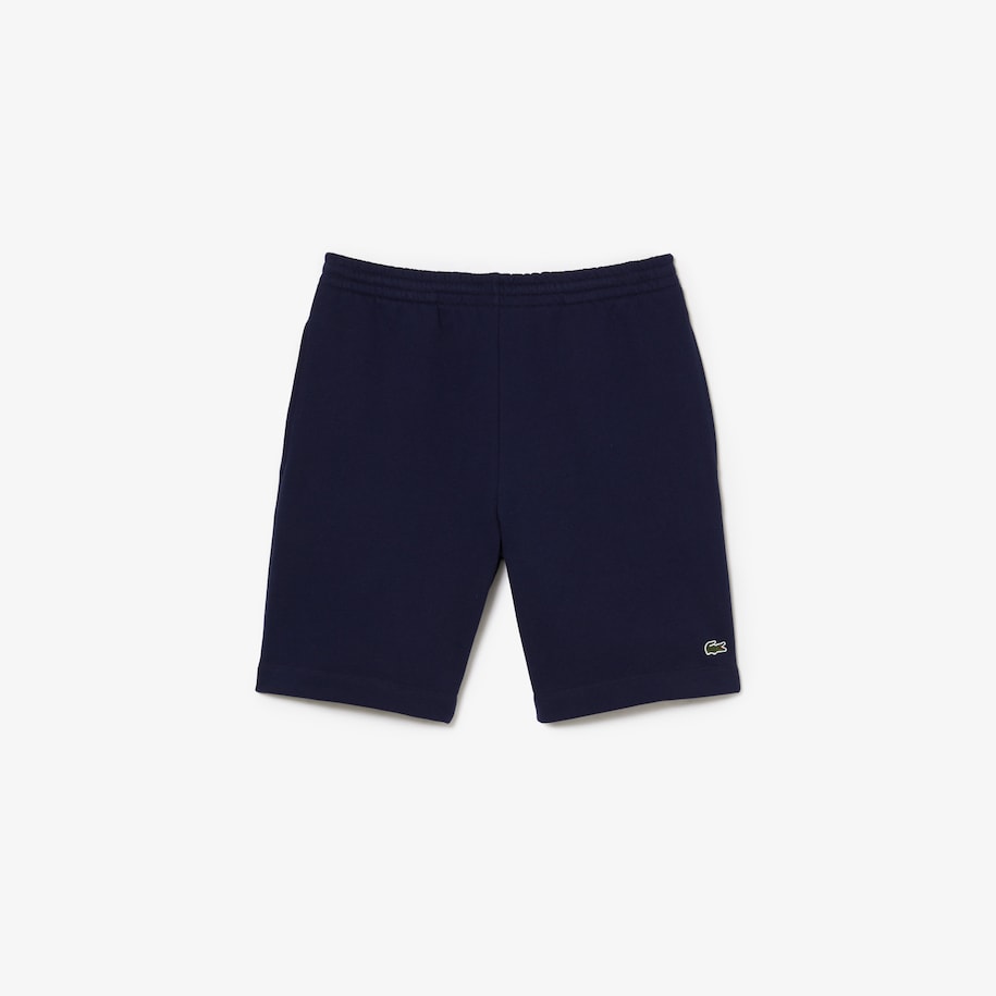 Lacoste Men's Organic Brushed Cotton Fleece Shorts - Lacoste Shorts THE MIX