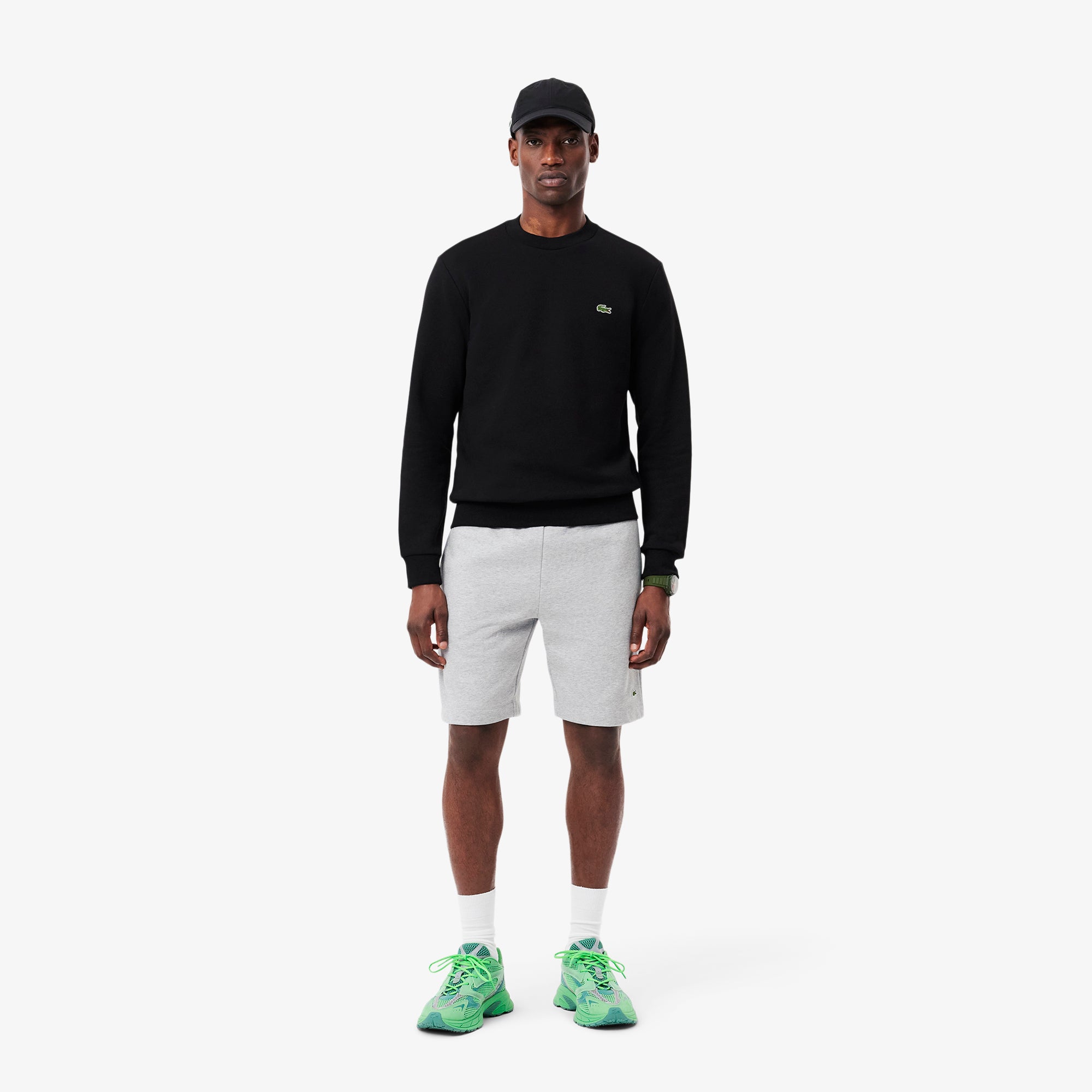 LACOSTE Regular Fit Fleece Shorts