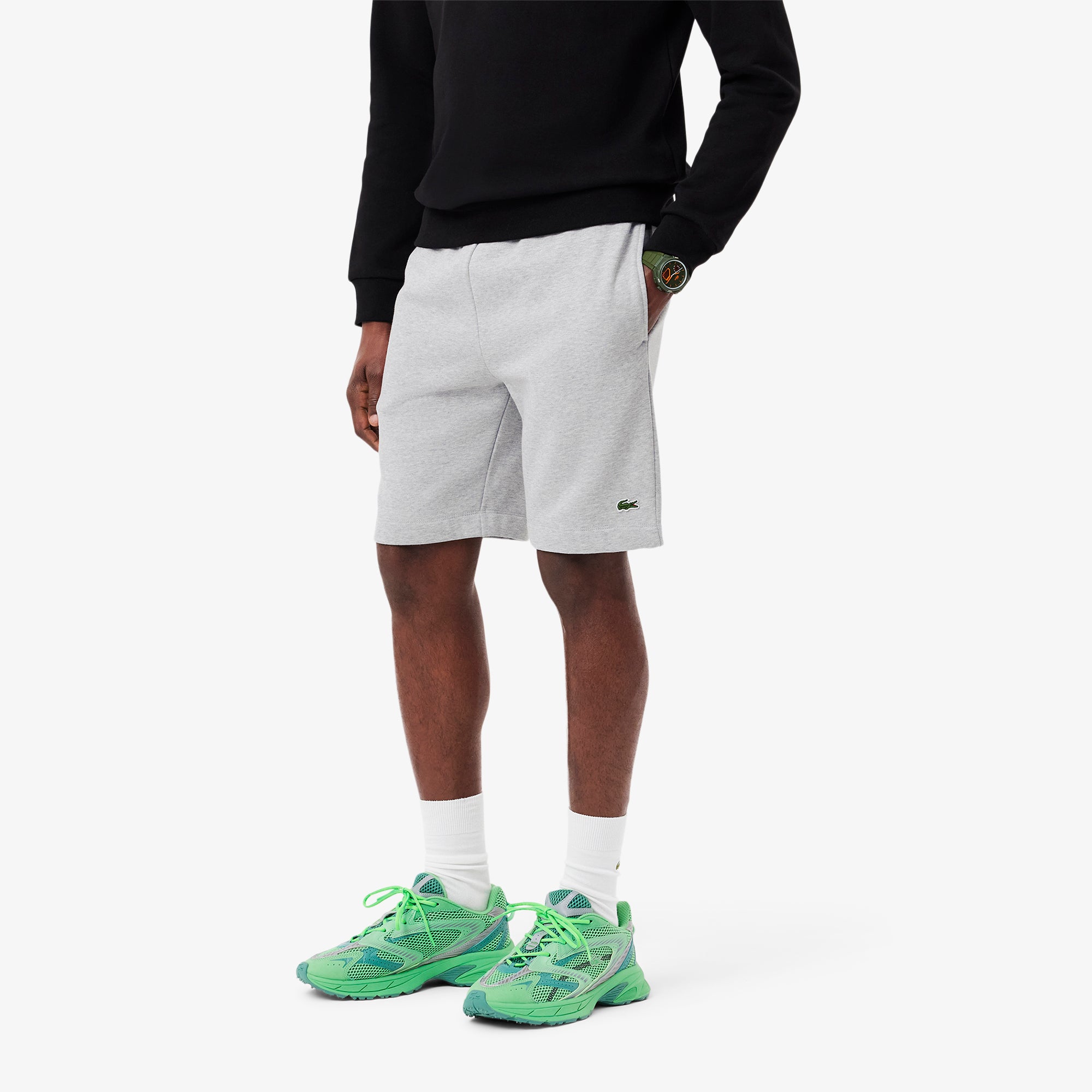 LACOSTE Regular Fit Fleece Shorts