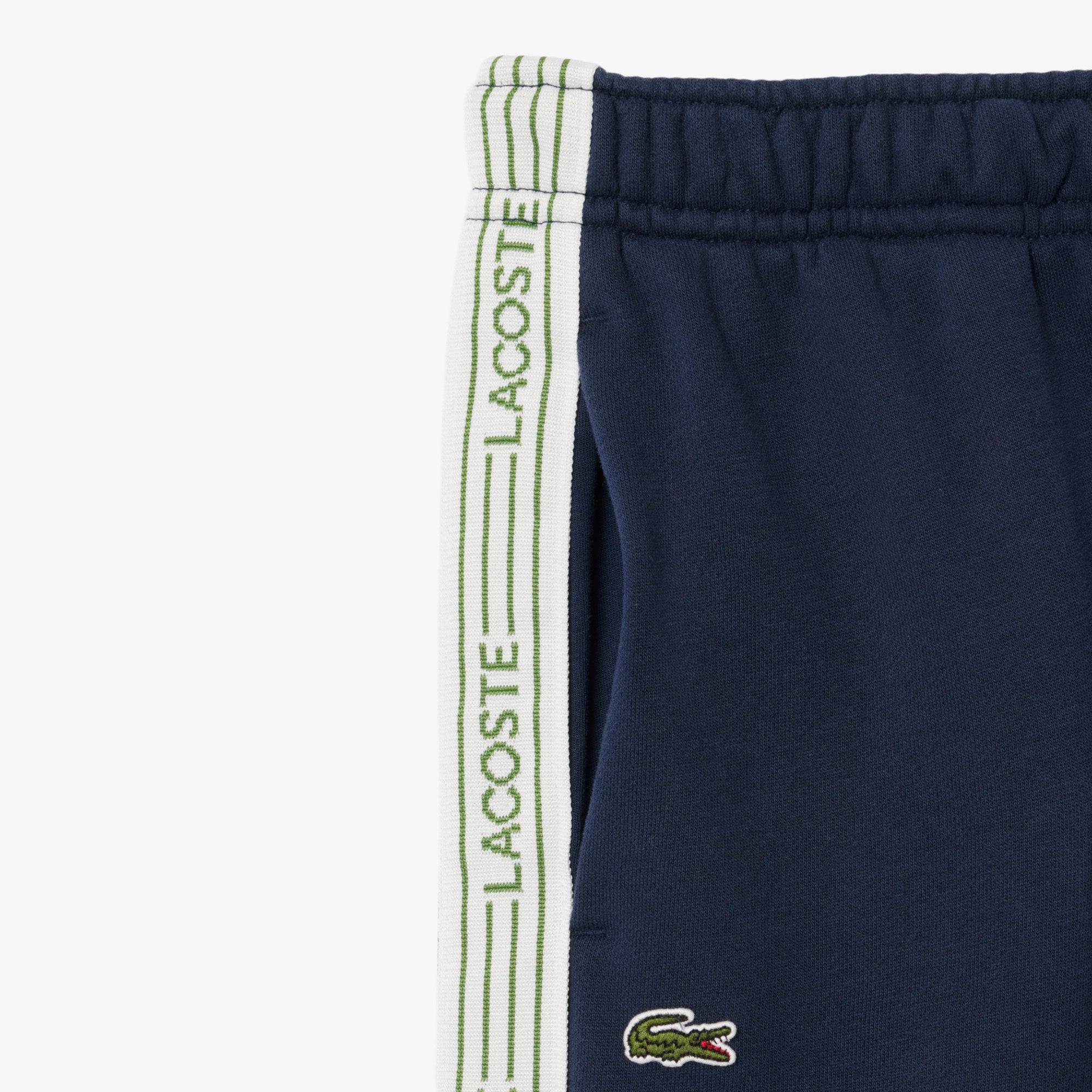 LACOSTE Boy Logo Stripe Shorts