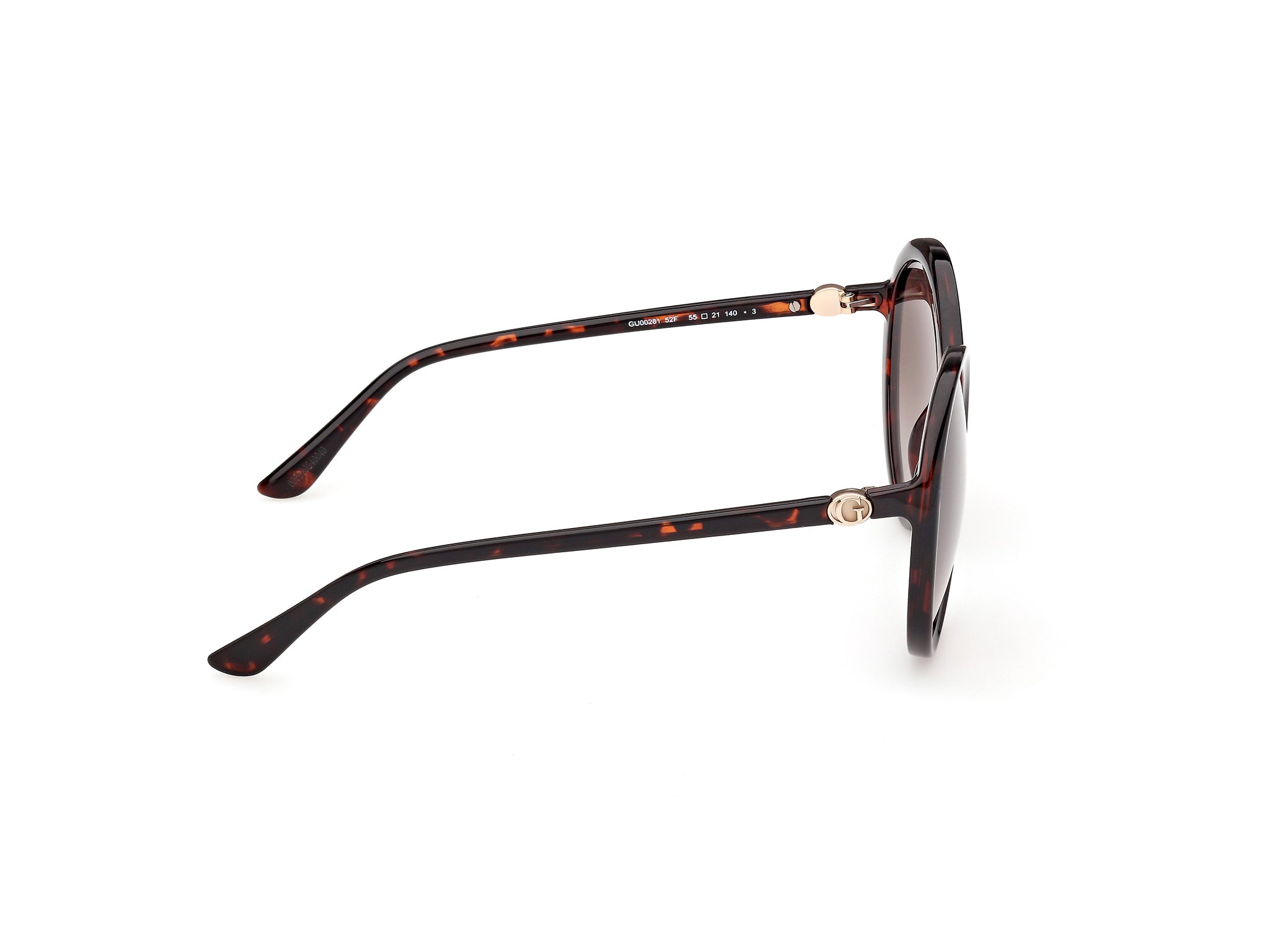 GUESS Women's Injected Round Sunglasses