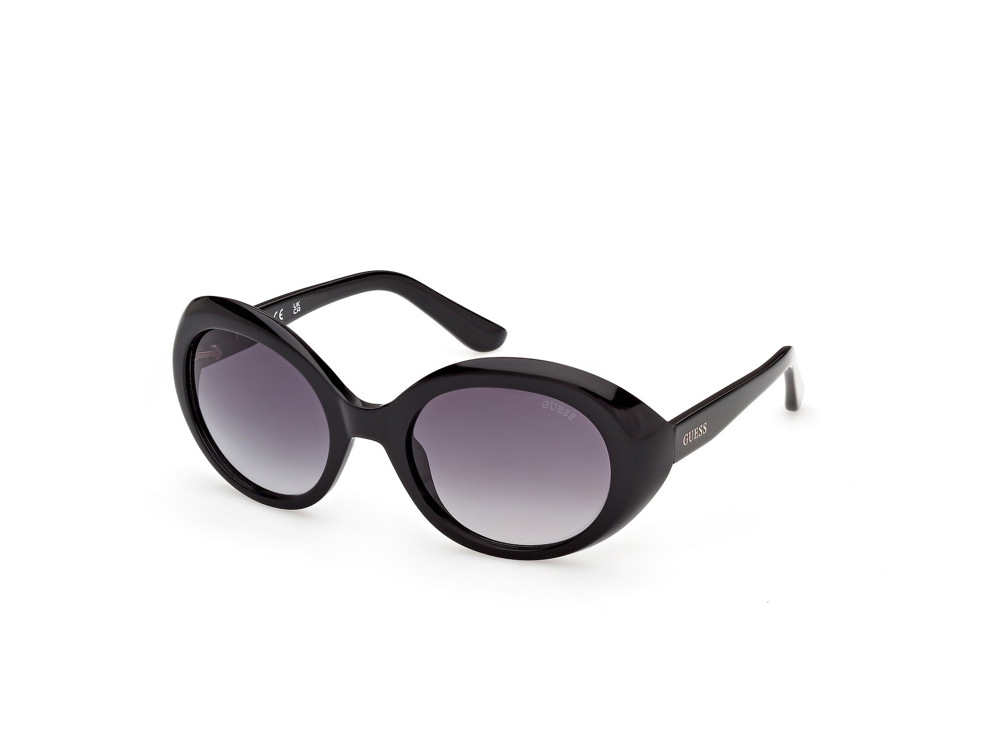 GUESS Women's Metal Square Oval Sunglasses