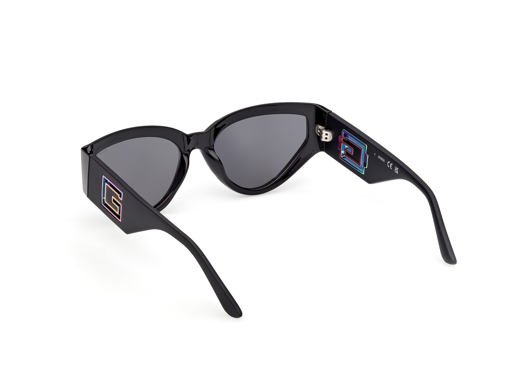 GUESS Women's Injected Cat Sunglasses