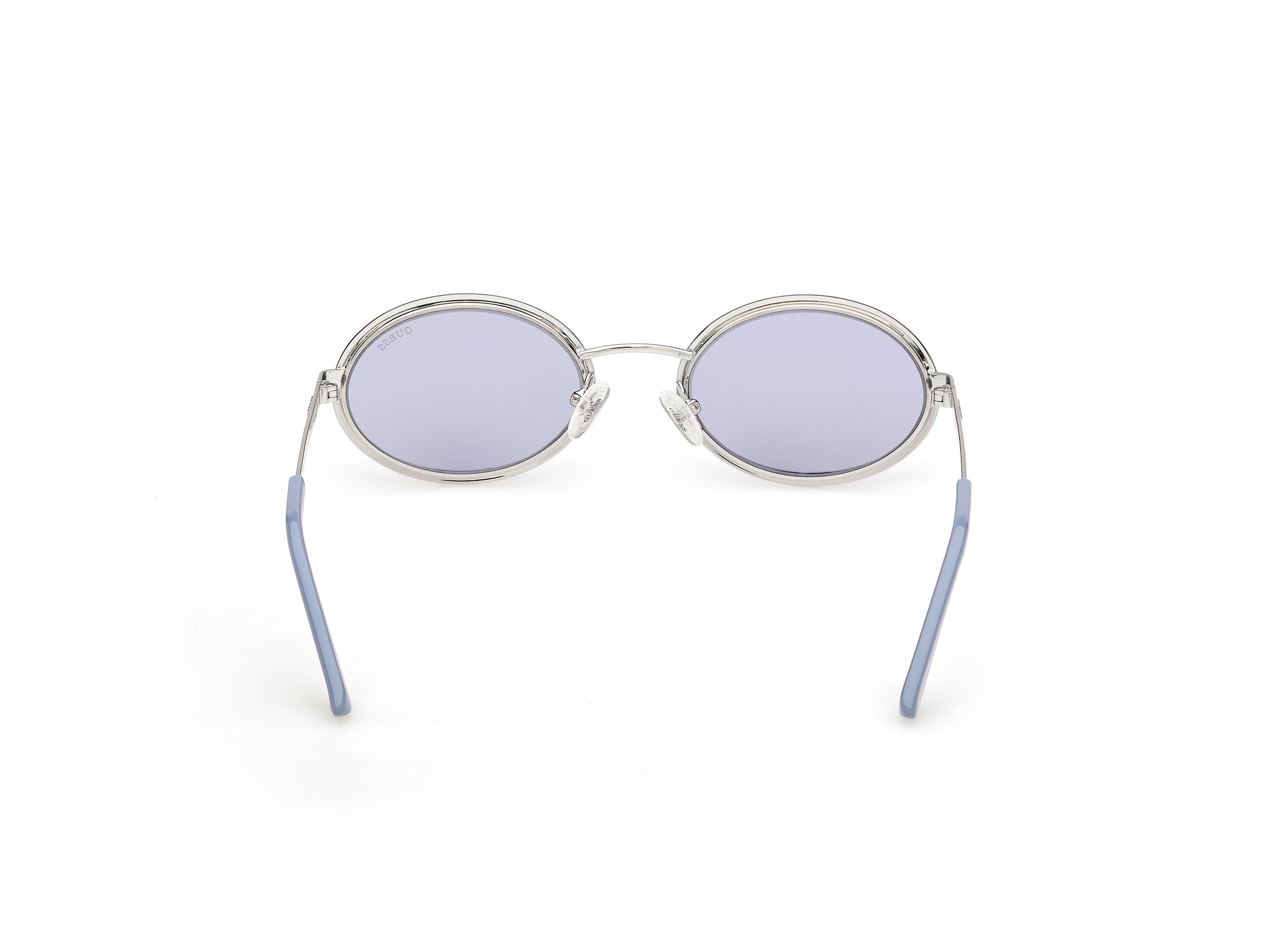 GUESS Women's Metal Oval Sunglasses