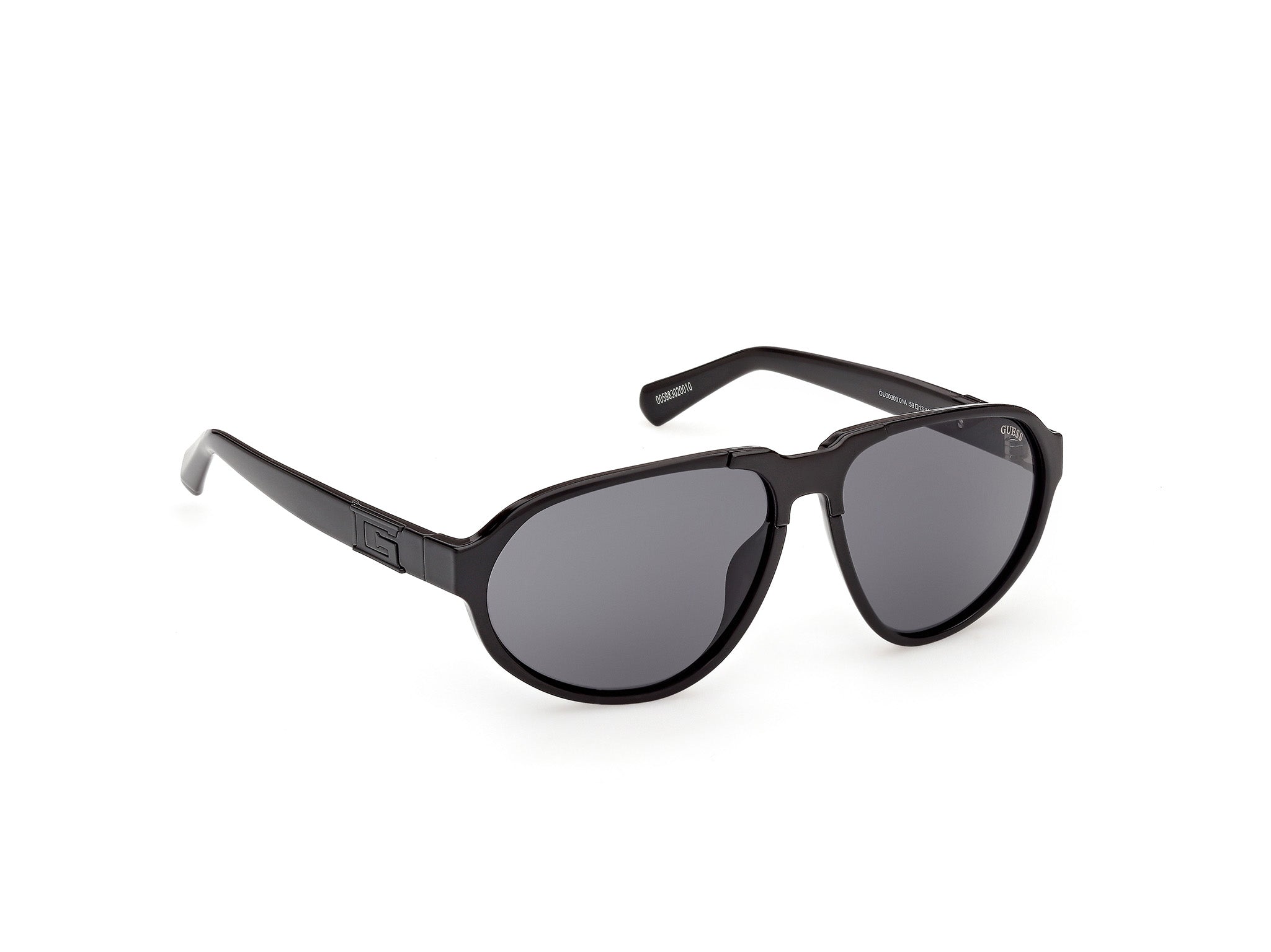 GUESS Men's Injected Pilot Sunglasses