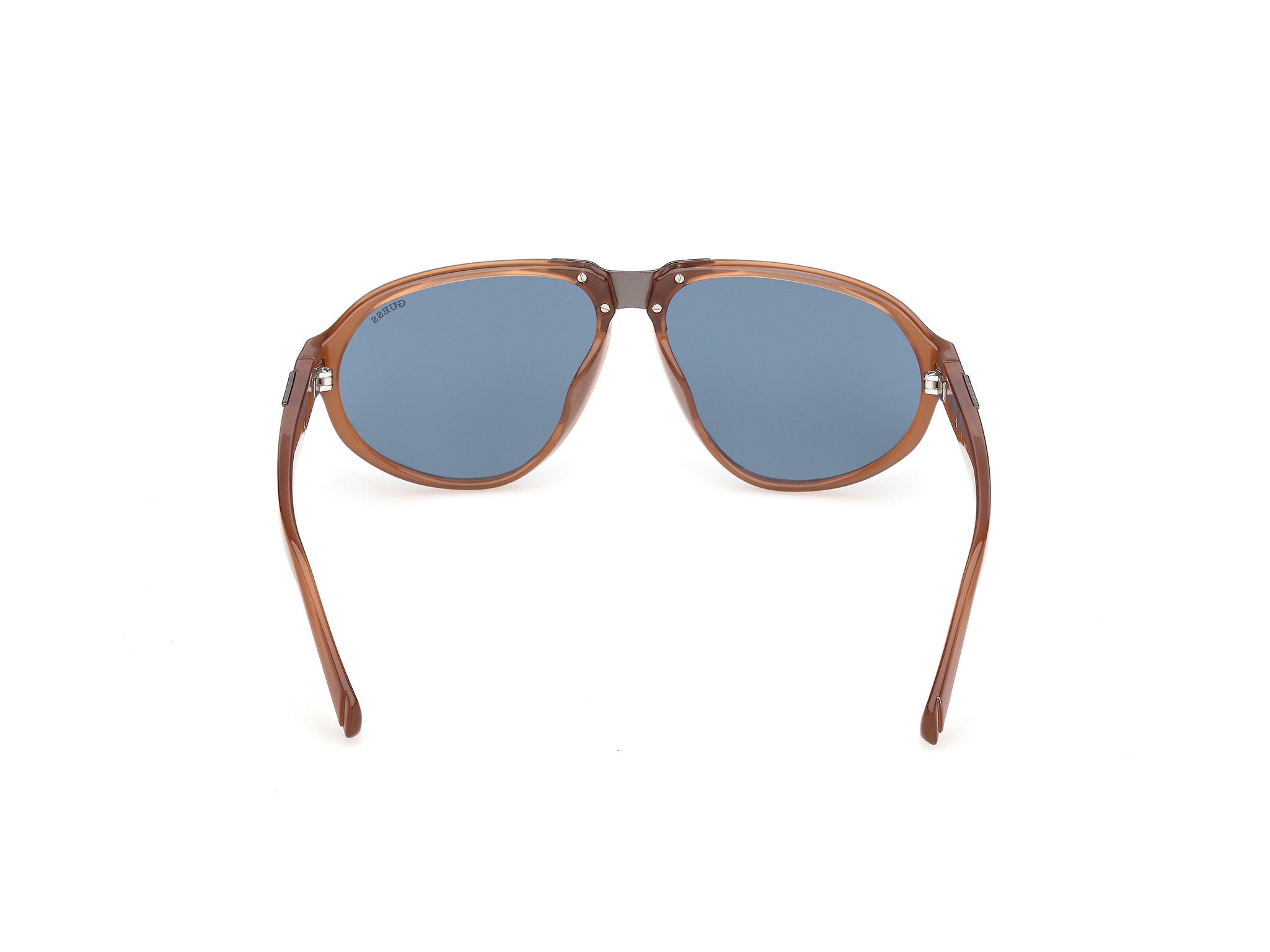 GUESS Men's Injected Pilot Sunglasses