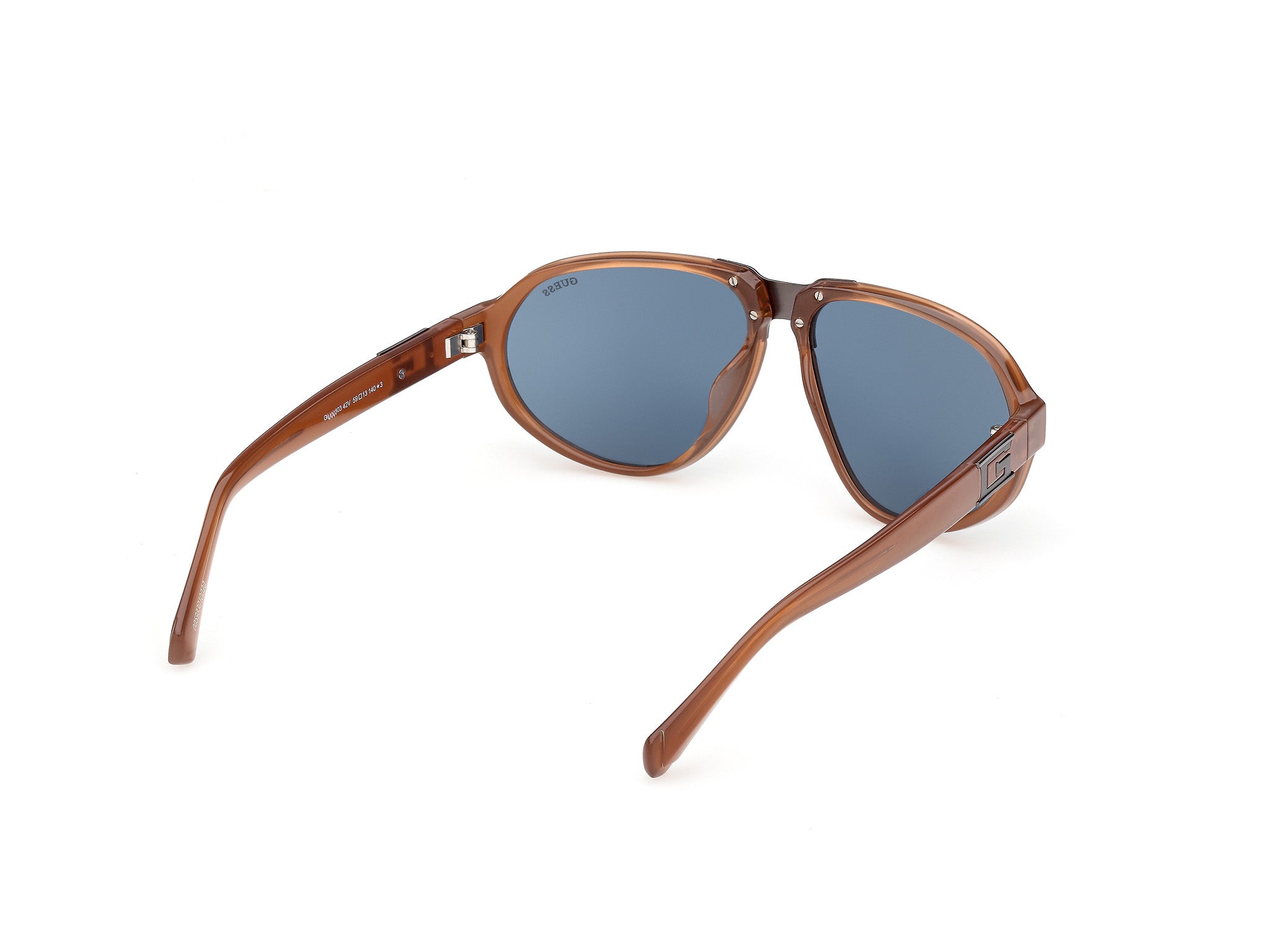GUESS Men's Injected Pilot Sunglasses