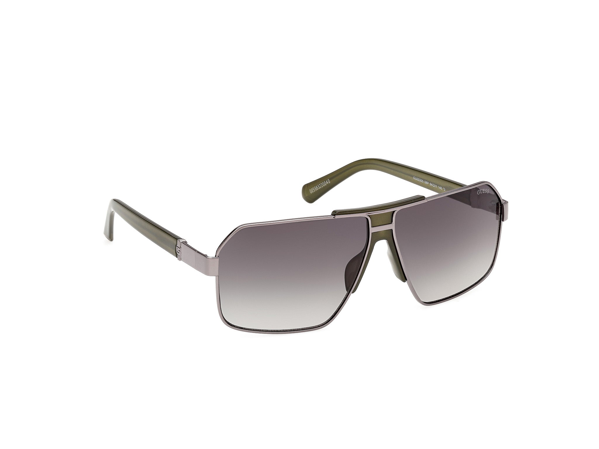 GUESS Men's Metal Navigator Sunglasses