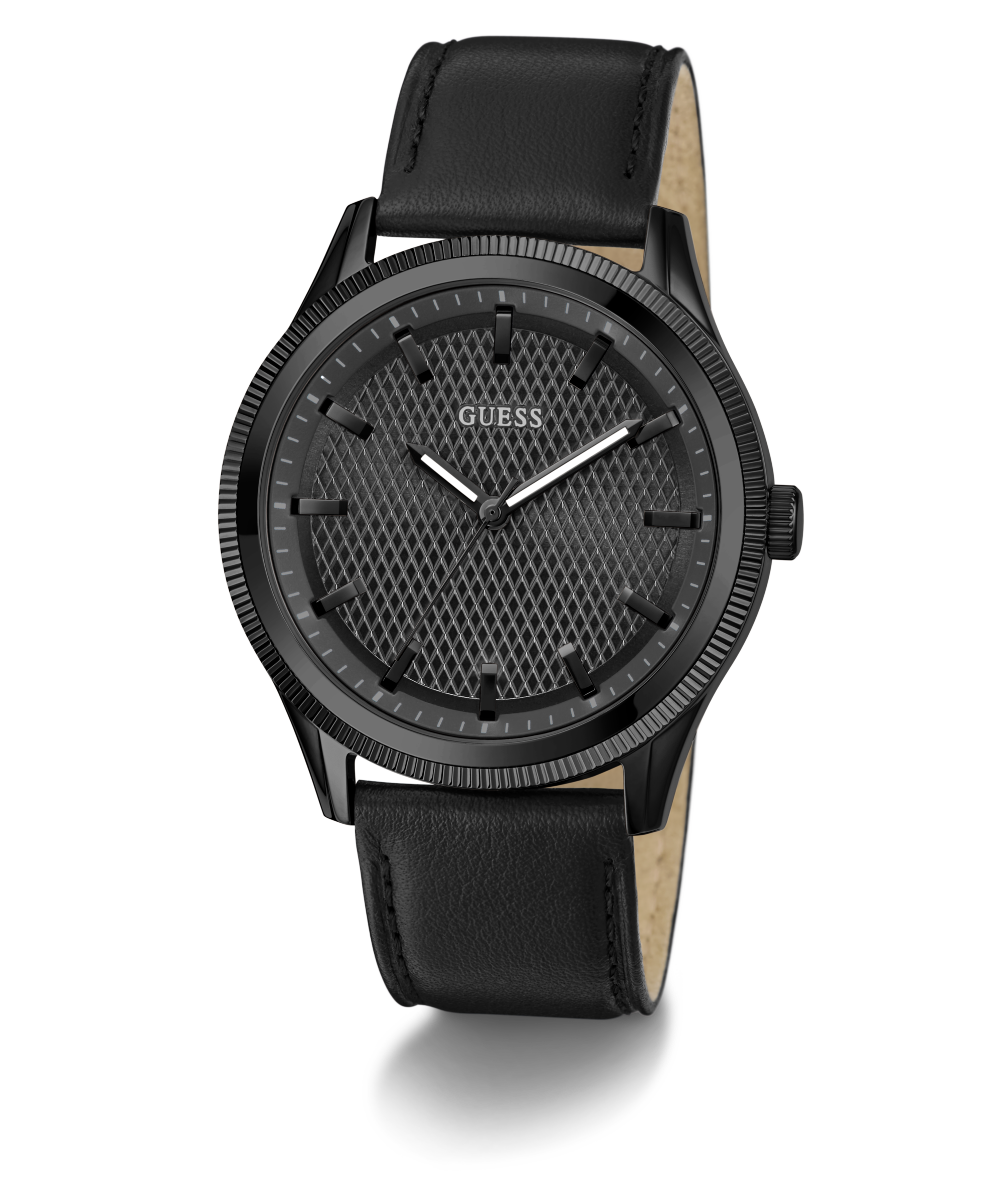 GUESS Mens Black Analog Watch