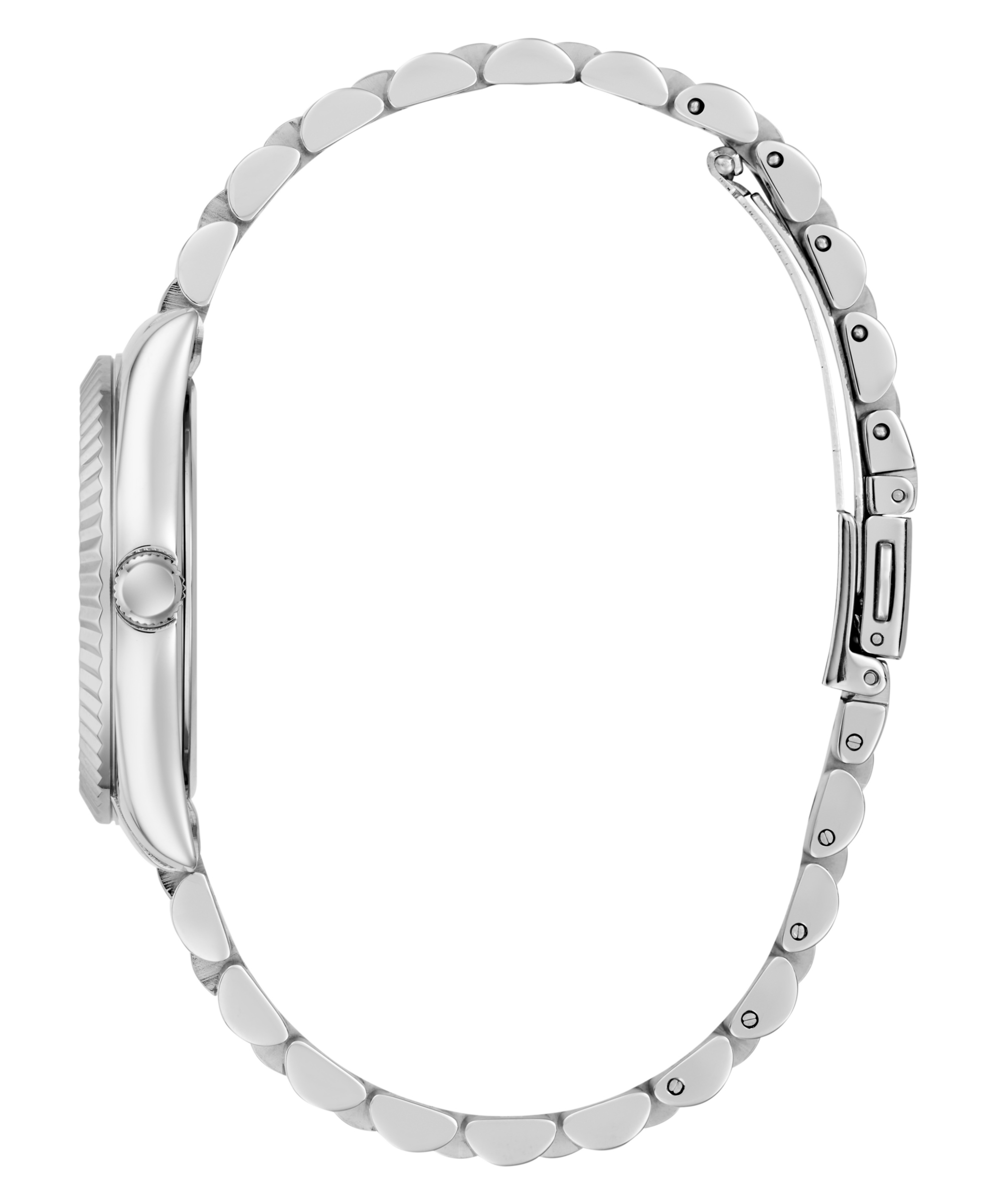 GUESS Ladies Jada Silver Tone Multi-function Date Watch