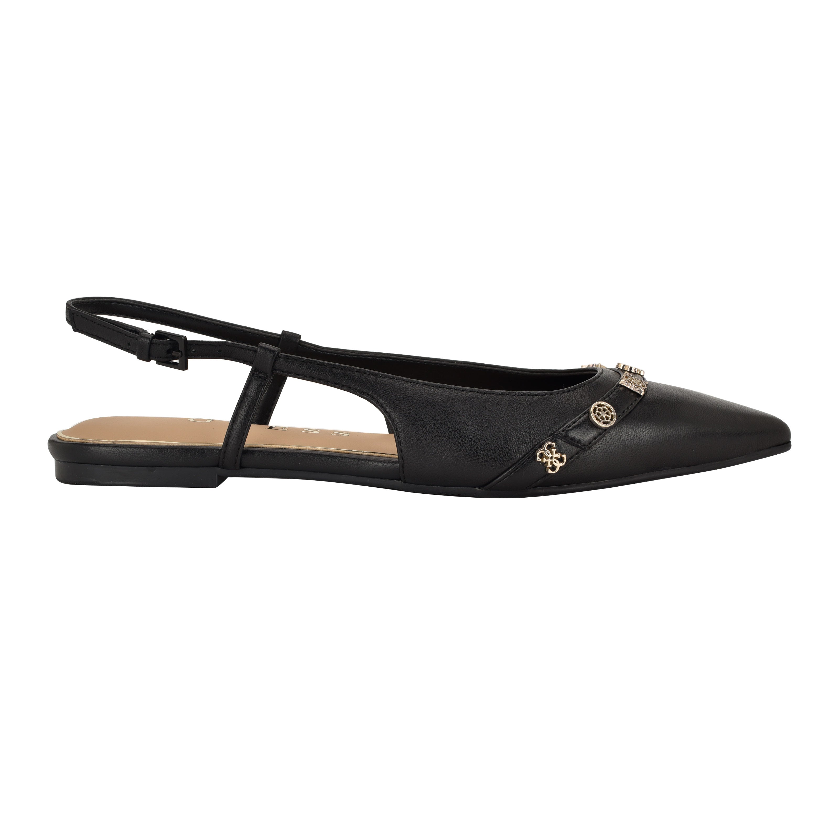 GUESS Dorlee Pointed-Toe Slingback Flats