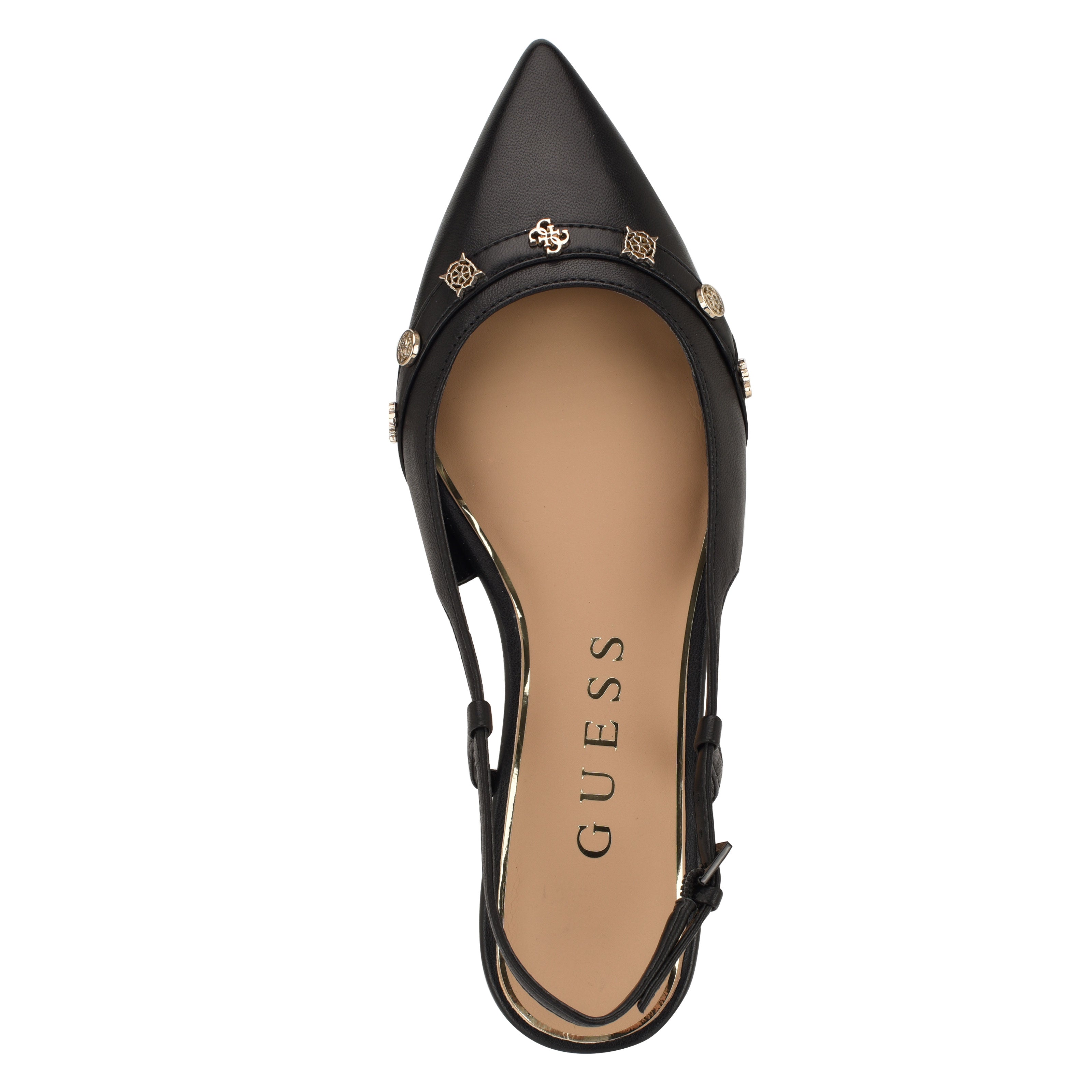 GUESS Dorlee Pointed-Toe Slingback Flats
