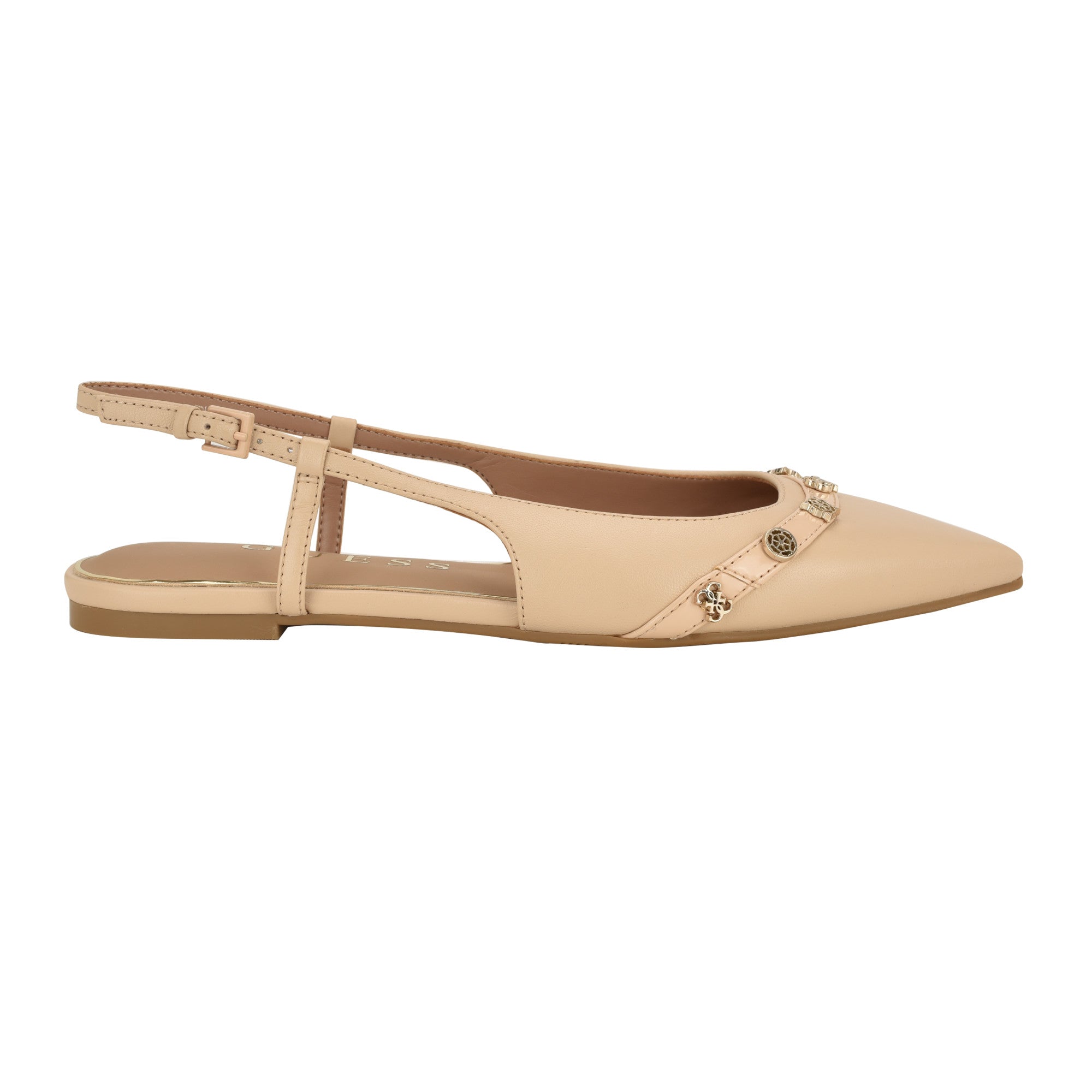 GUESS Dorlee Pointed-Toe Slingback Flats