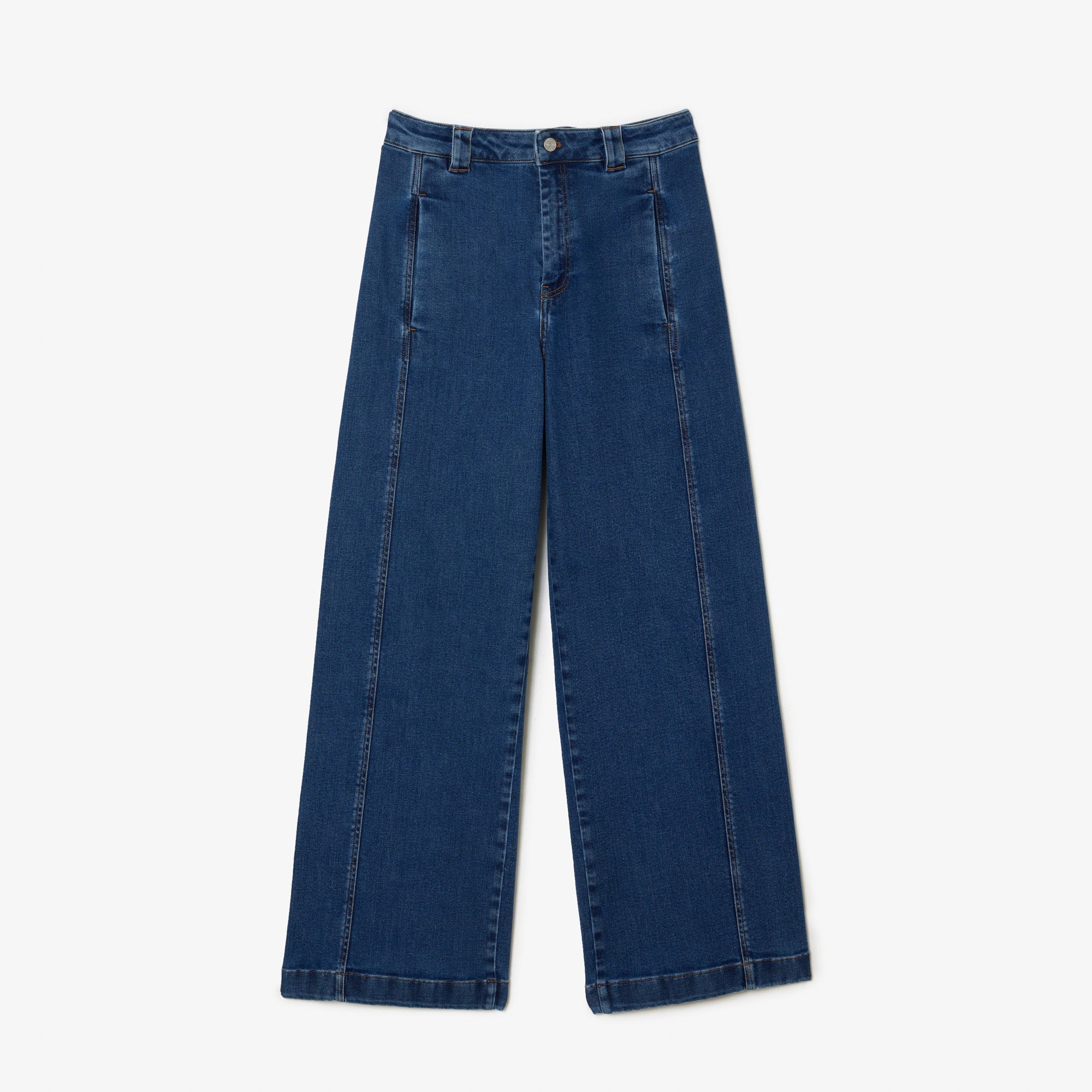 Women's Lacoste Stretch Denim Jeans - 36-S (UK 8) / 36L-Blue Chine - Lacoste Apparel THE MIX