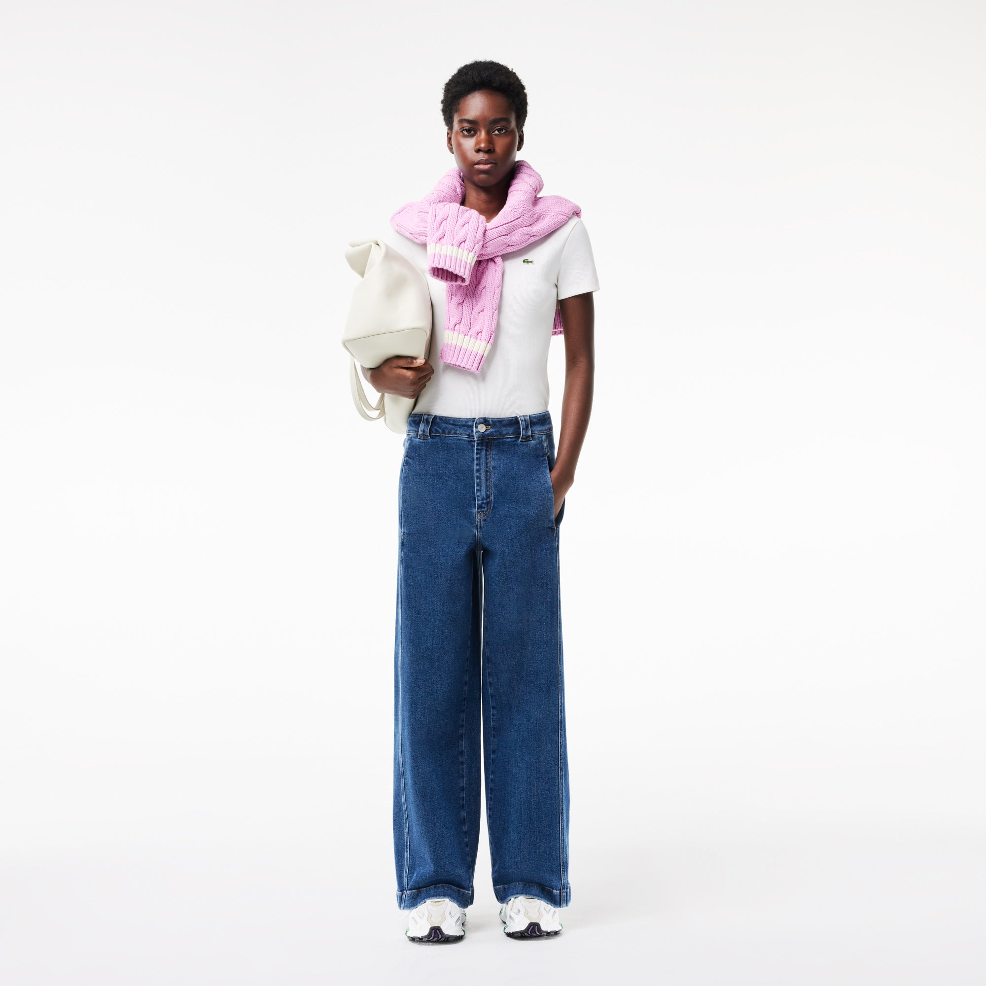 Women's Lacoste Stretch Denim Jeans - Lacoste Apparel THE MIX