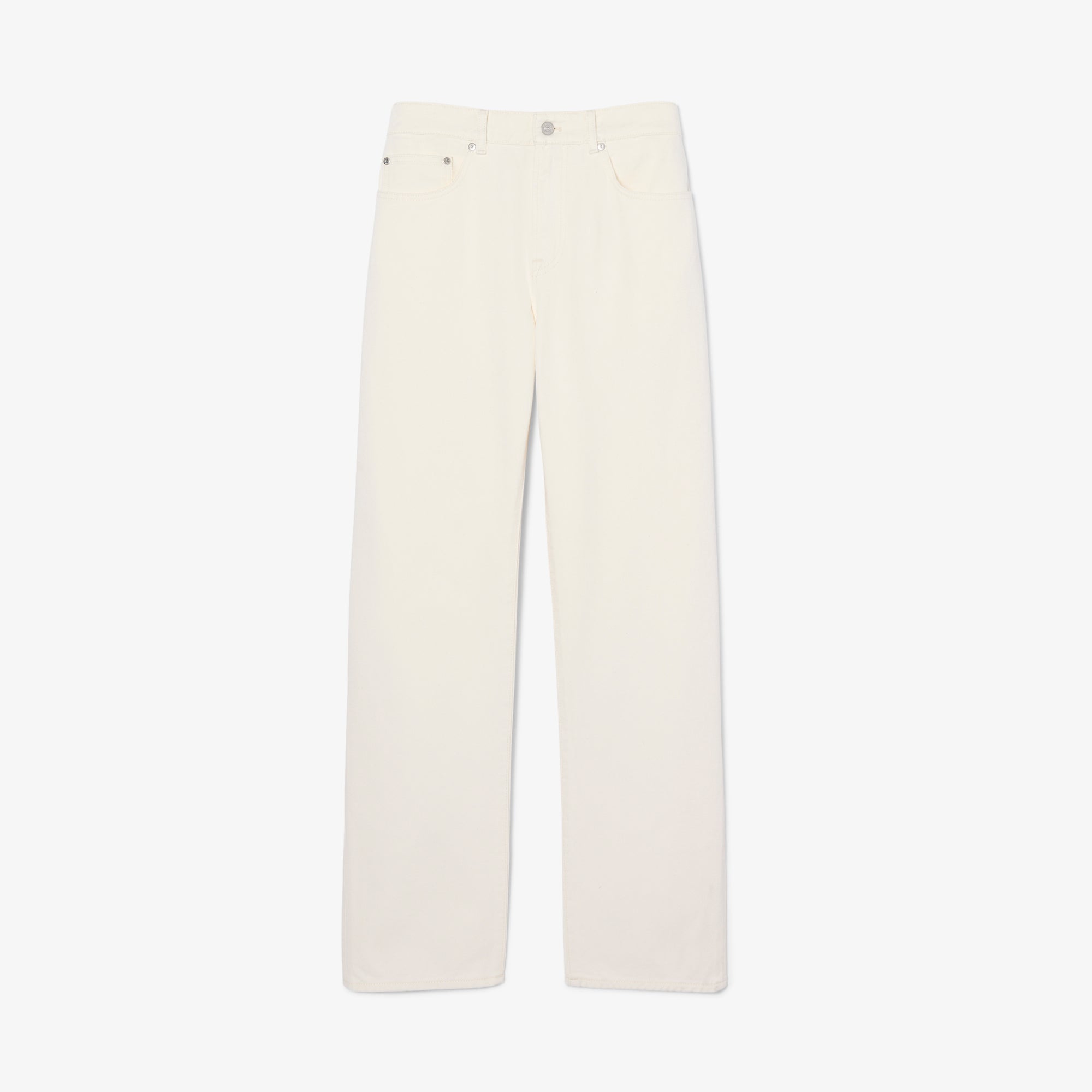 LACOSTE Men's 5-Pocket Straight Cut Indigo Jeans