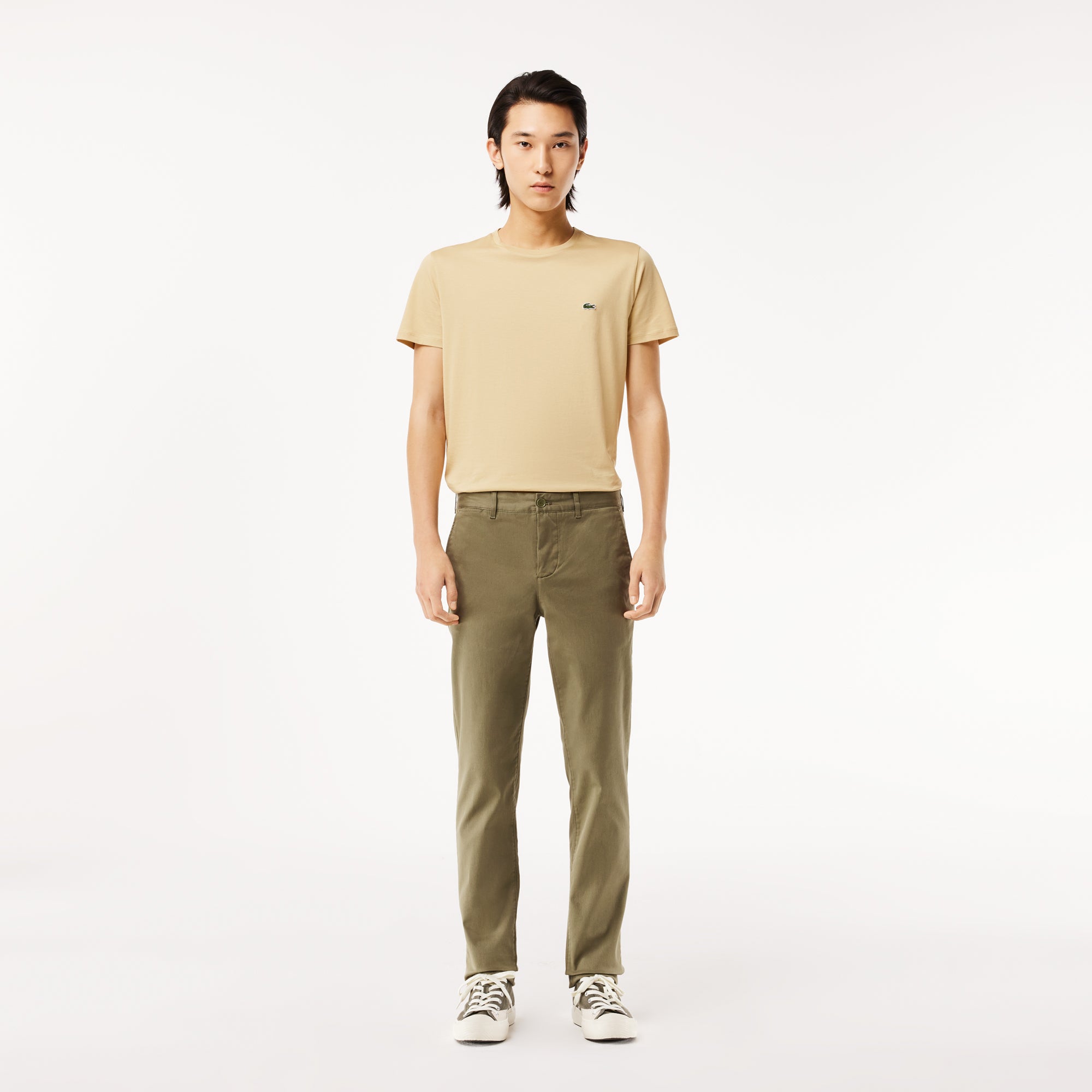 Lacoste Men's New Classic Slim Fit Stretch Cotton Trousers