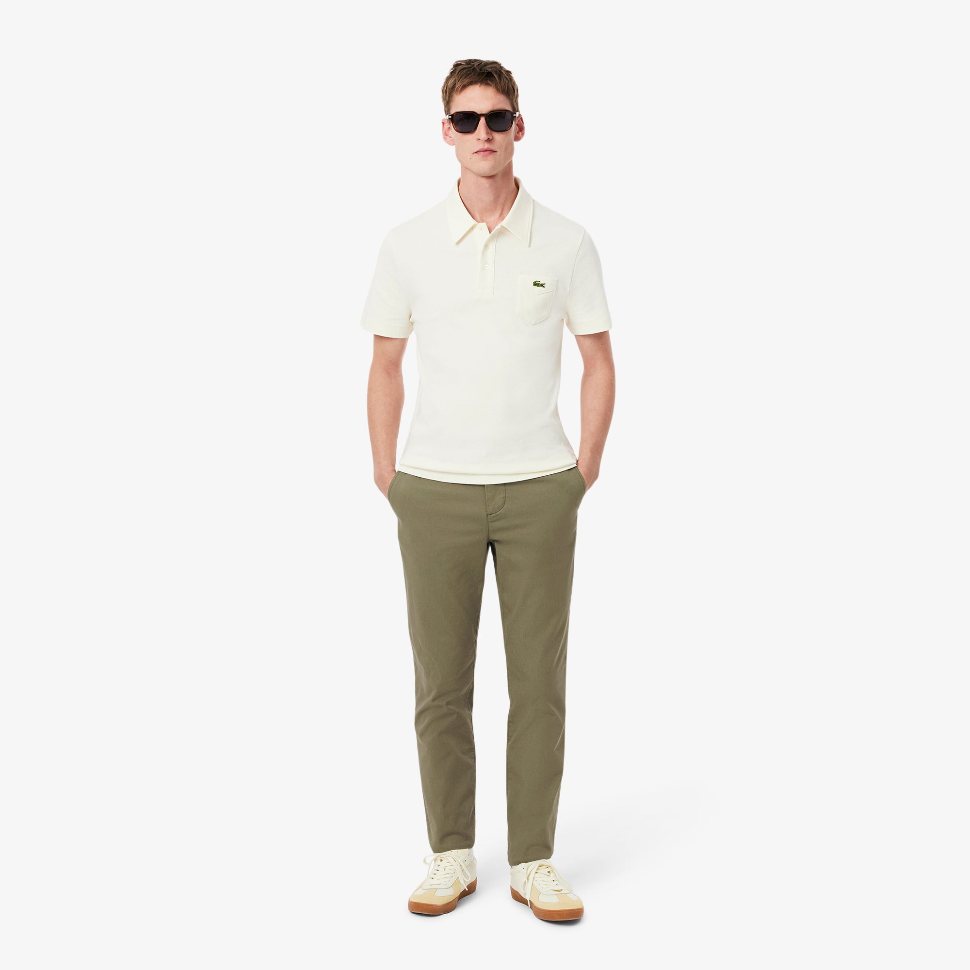 LACOSTE Men's Slim Fit Stretch Cotton Pants