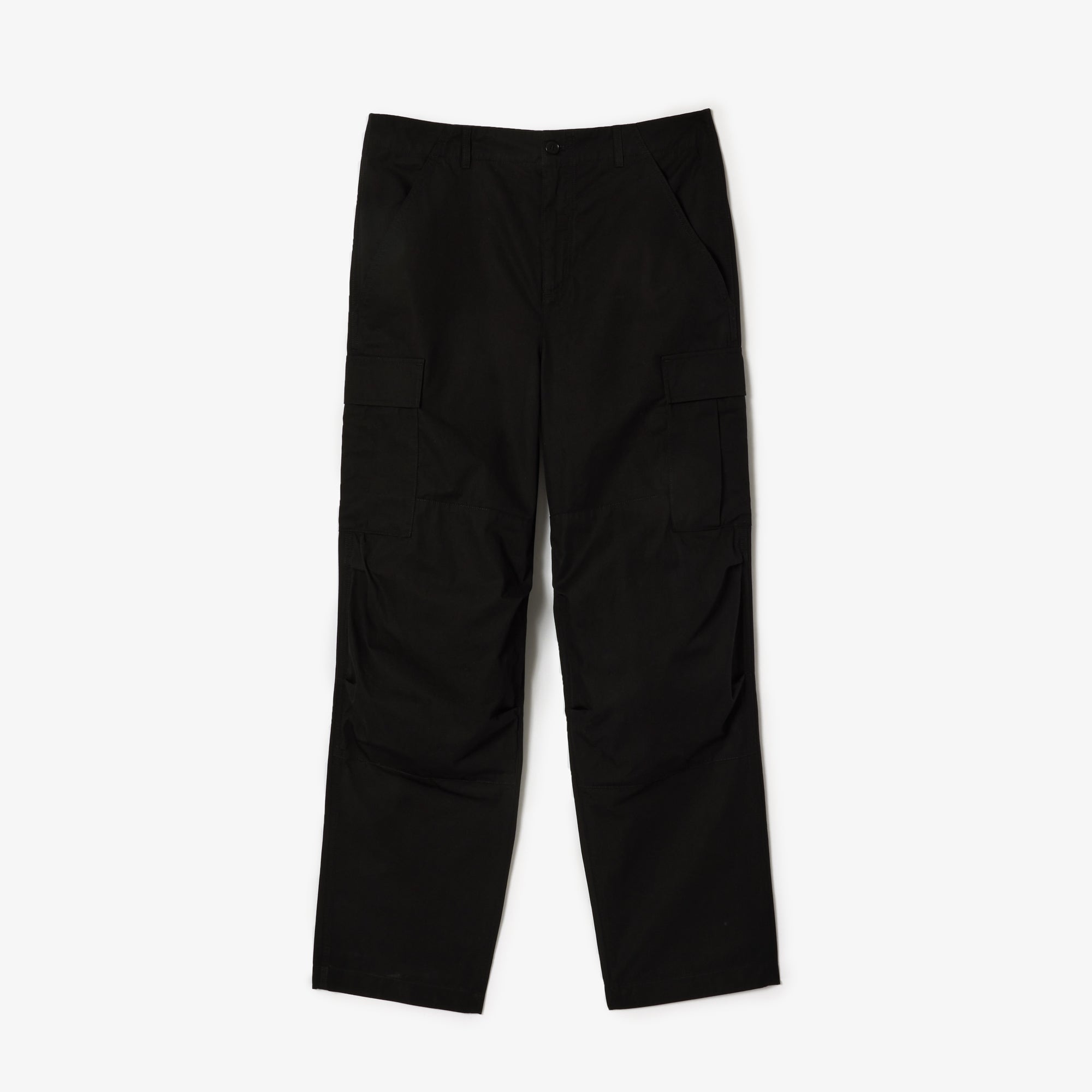 Lightweight Cotton Multipocket Cargo Pants - 38-S (UK 30) / 031-Black - Lacoste Apparel THE MIX