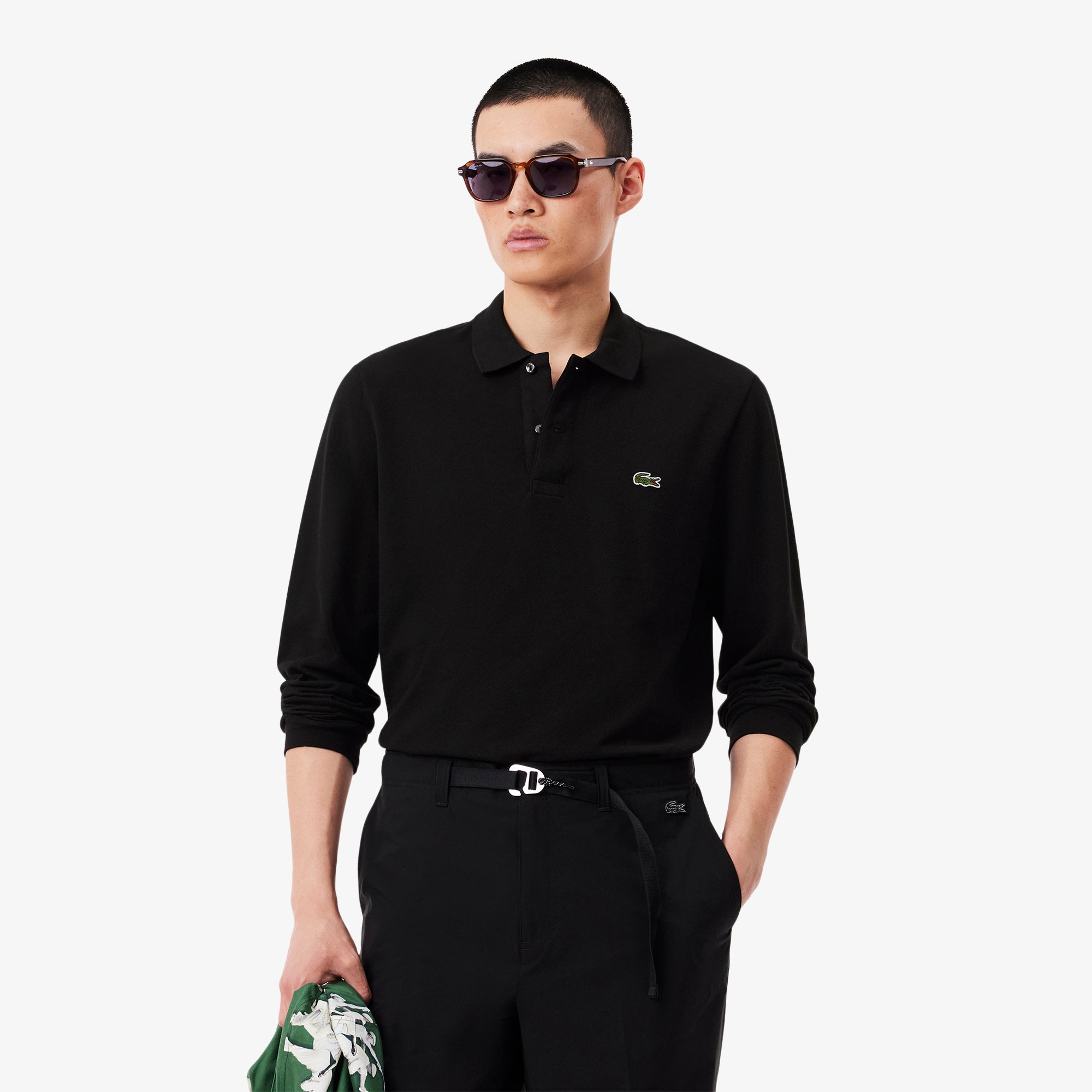 LACOSTE Classic Fit Long Sleeved L.12.12 Polo Shirt