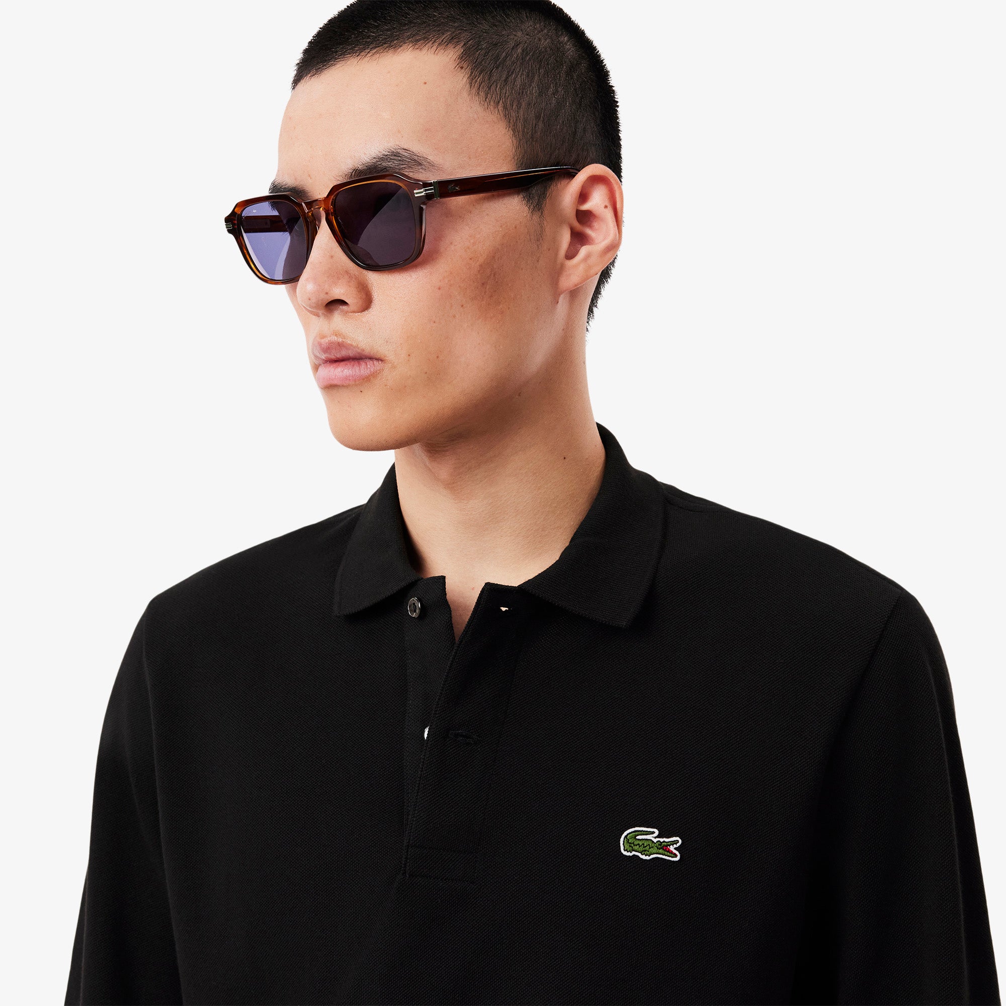LACOSTE Classic Fit Long Sleeved L.12.12 Polo Shirt