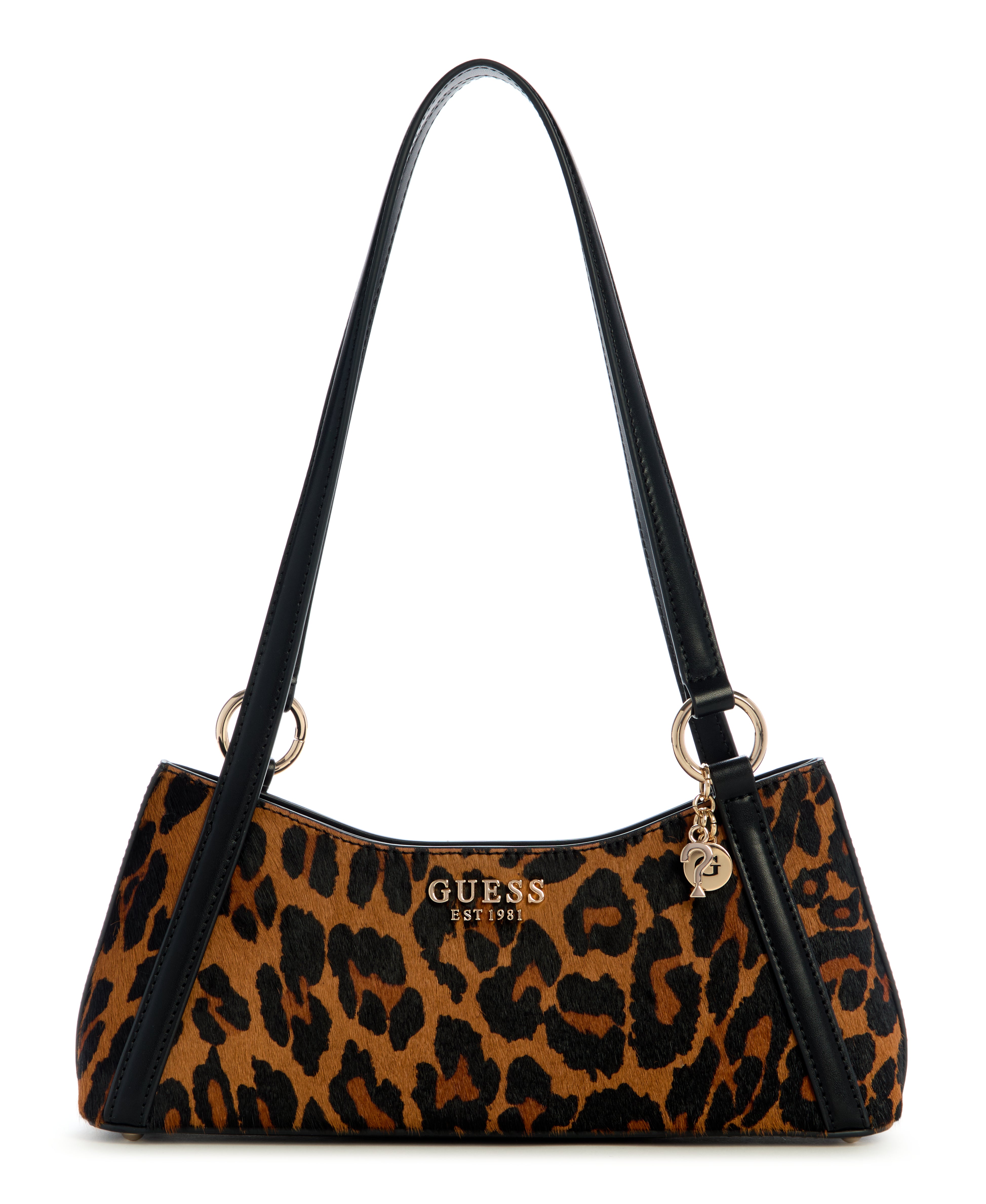 GUESS Domitilla Genuine Leather Shoulder Bag