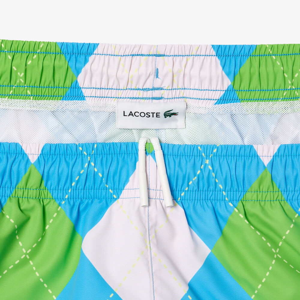 Lacoste Men Printed Swim Trunks