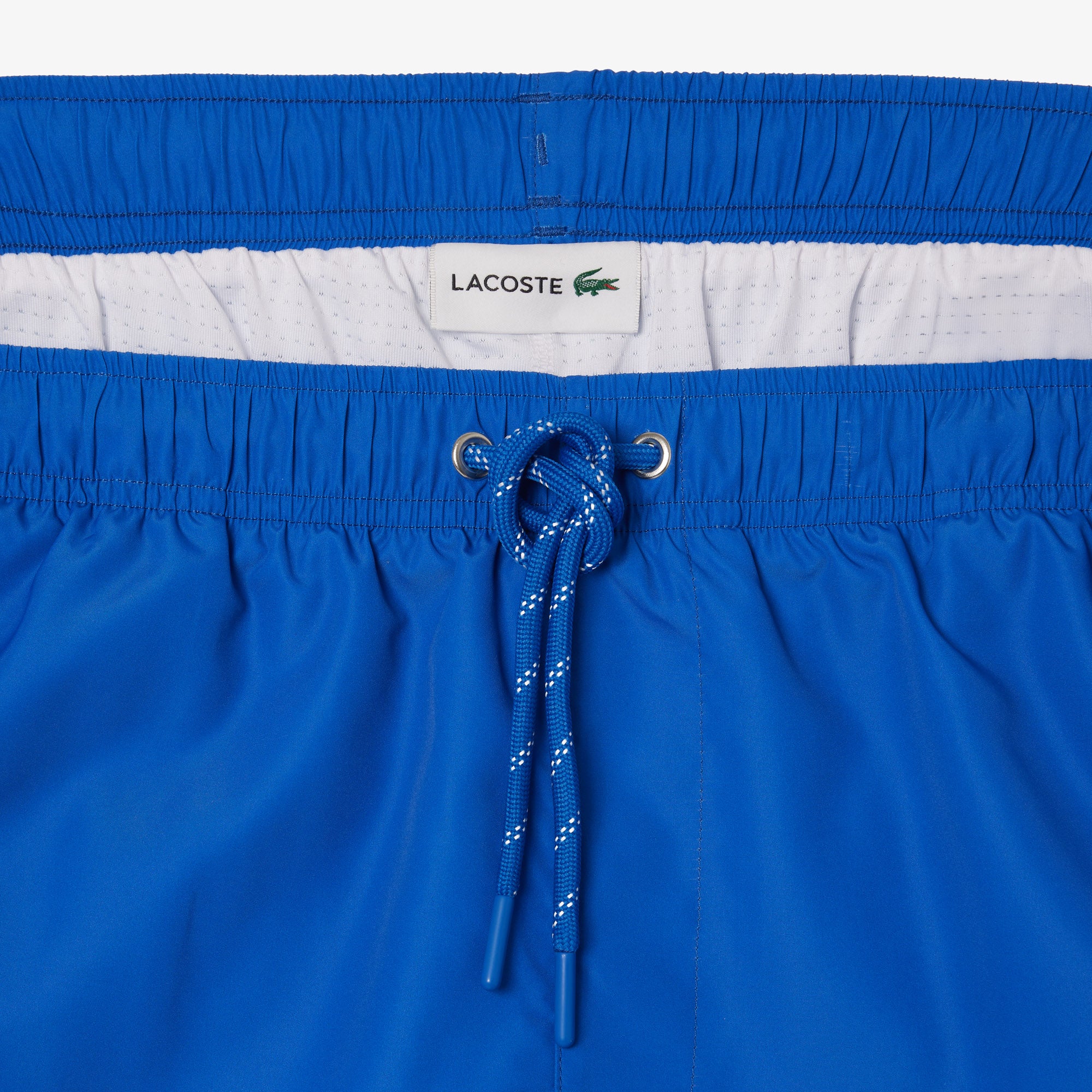 Lacoste Long Print Swim Trunks