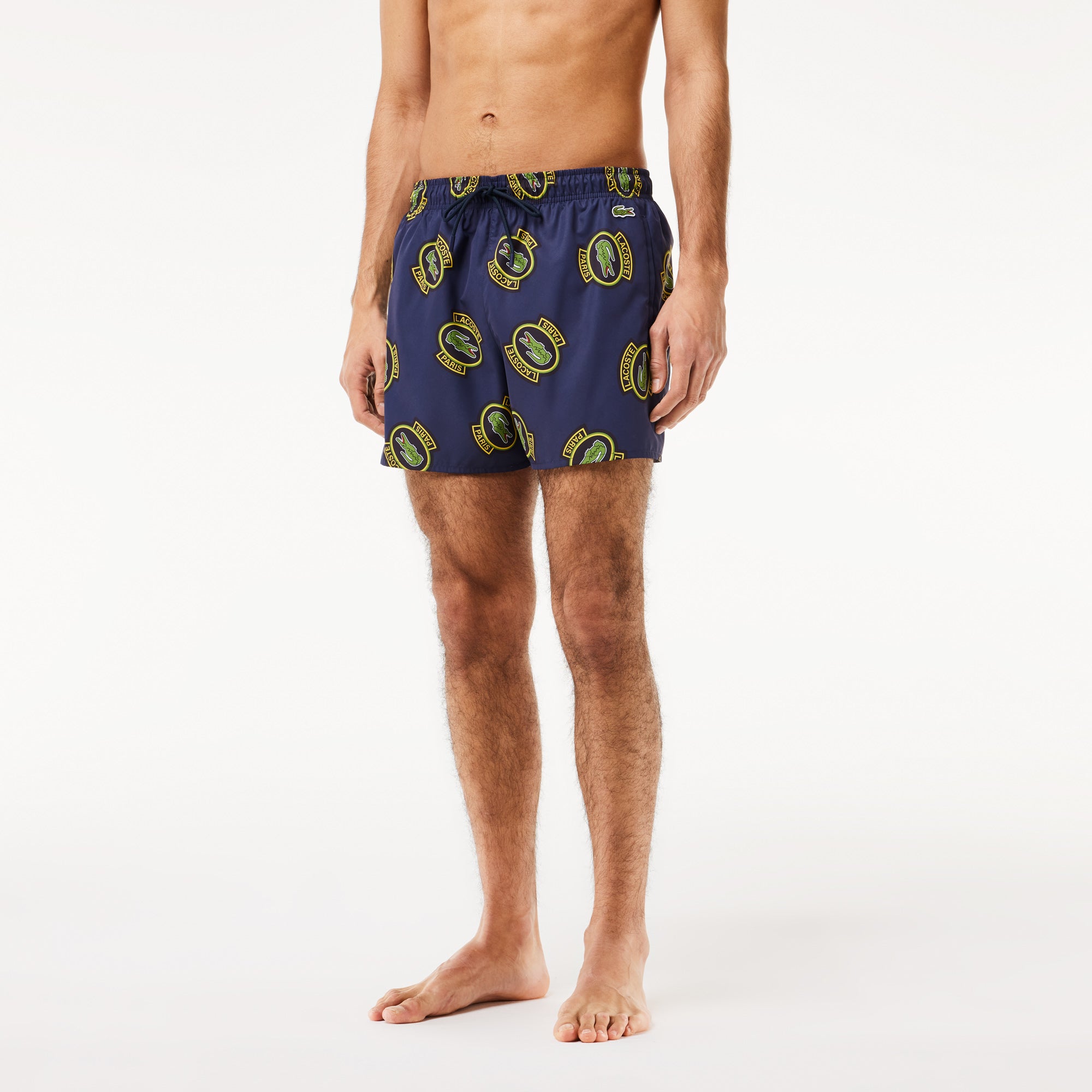 Lacoste Men's Swimwear Printed Short - Lacoste Apparel THE MIX