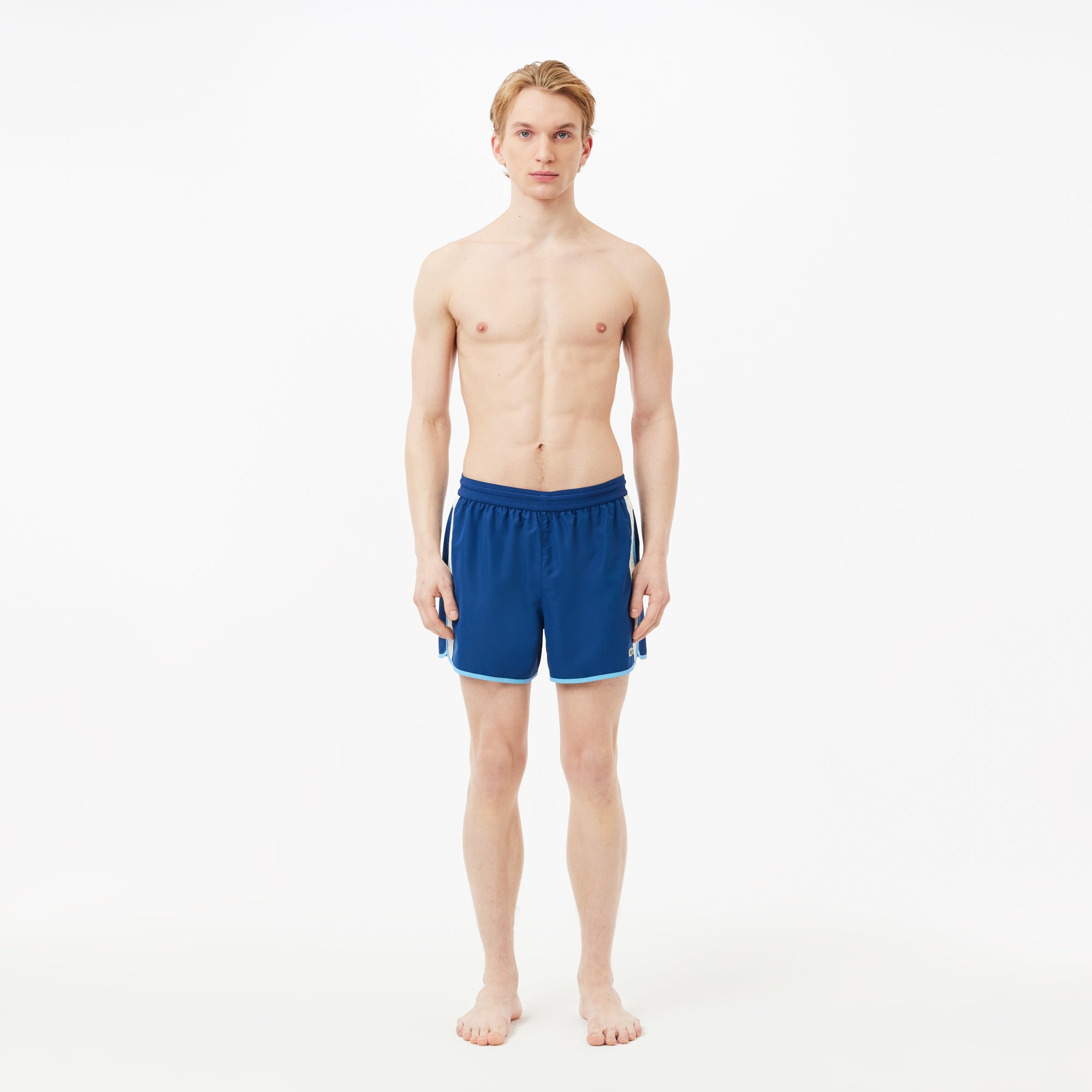 Lacoste Mid Length Colourblock Swim Trunks