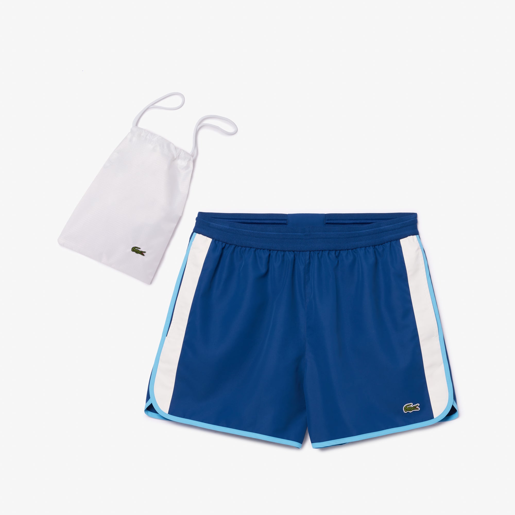 Lacoste Mid Length Colourblock Swim Trunks