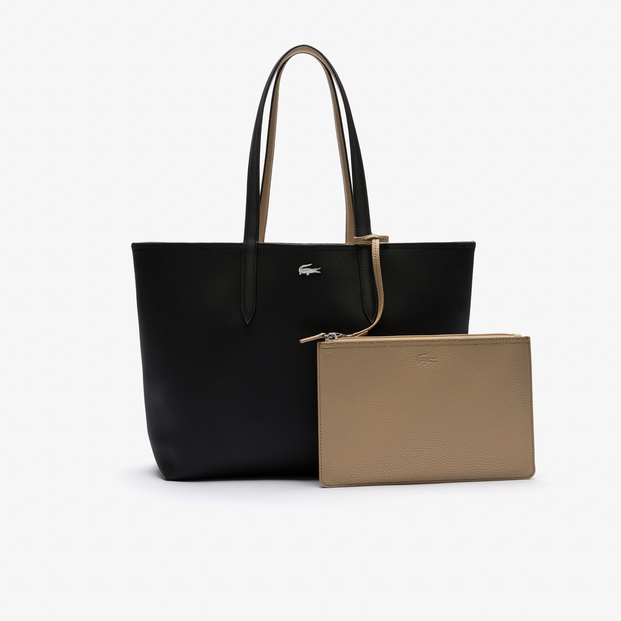 LACOSTE Anna Reversible Tote & Pouch