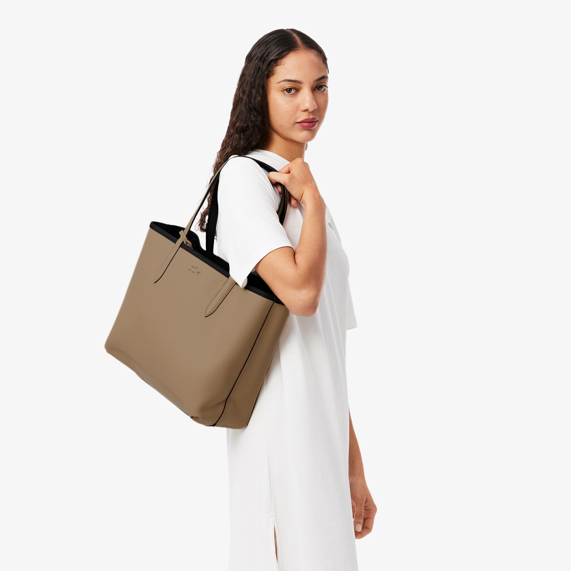 LACOSTE Anna Reversible Tote & Pouch