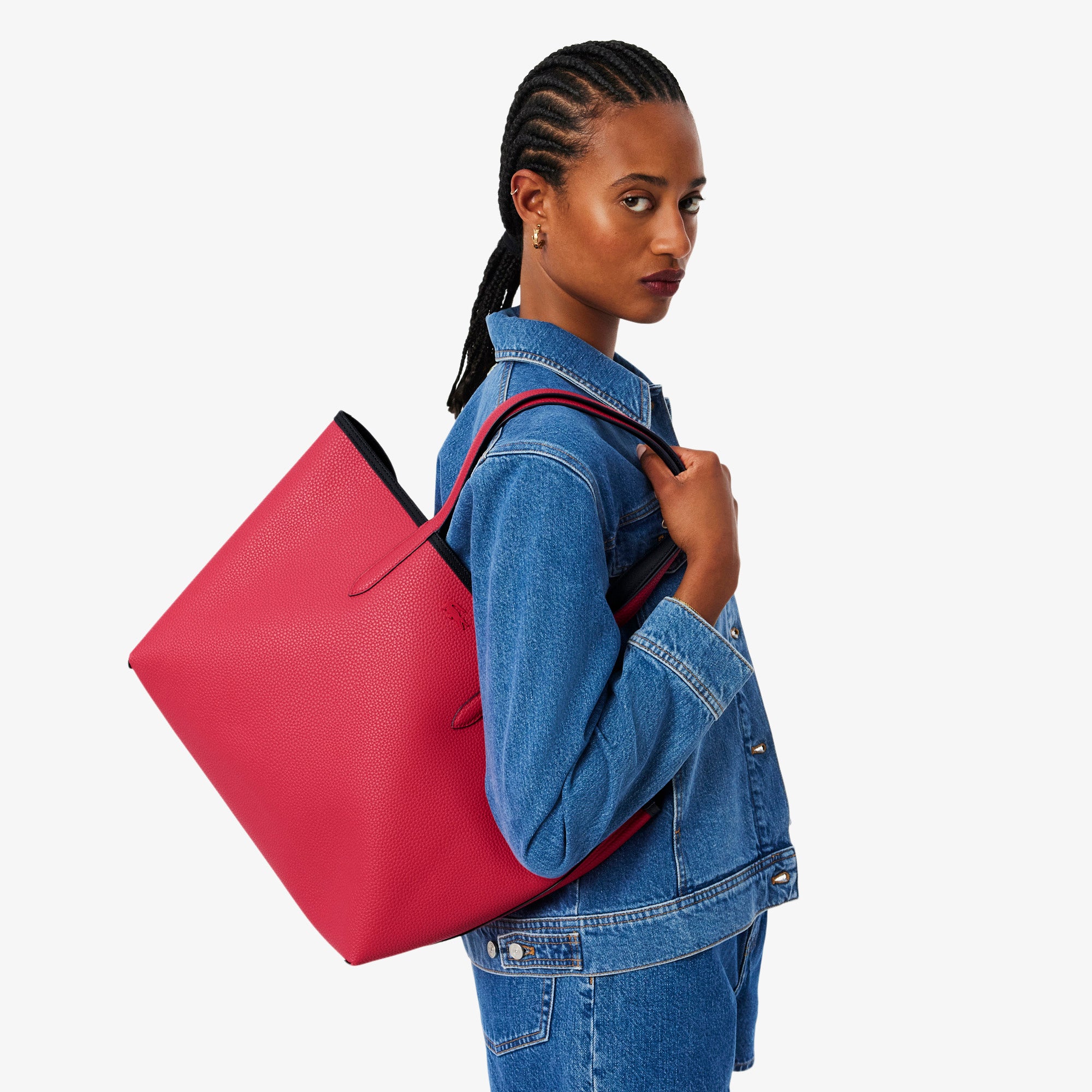 LACOSTE Anna Reversible Tote & Pouch