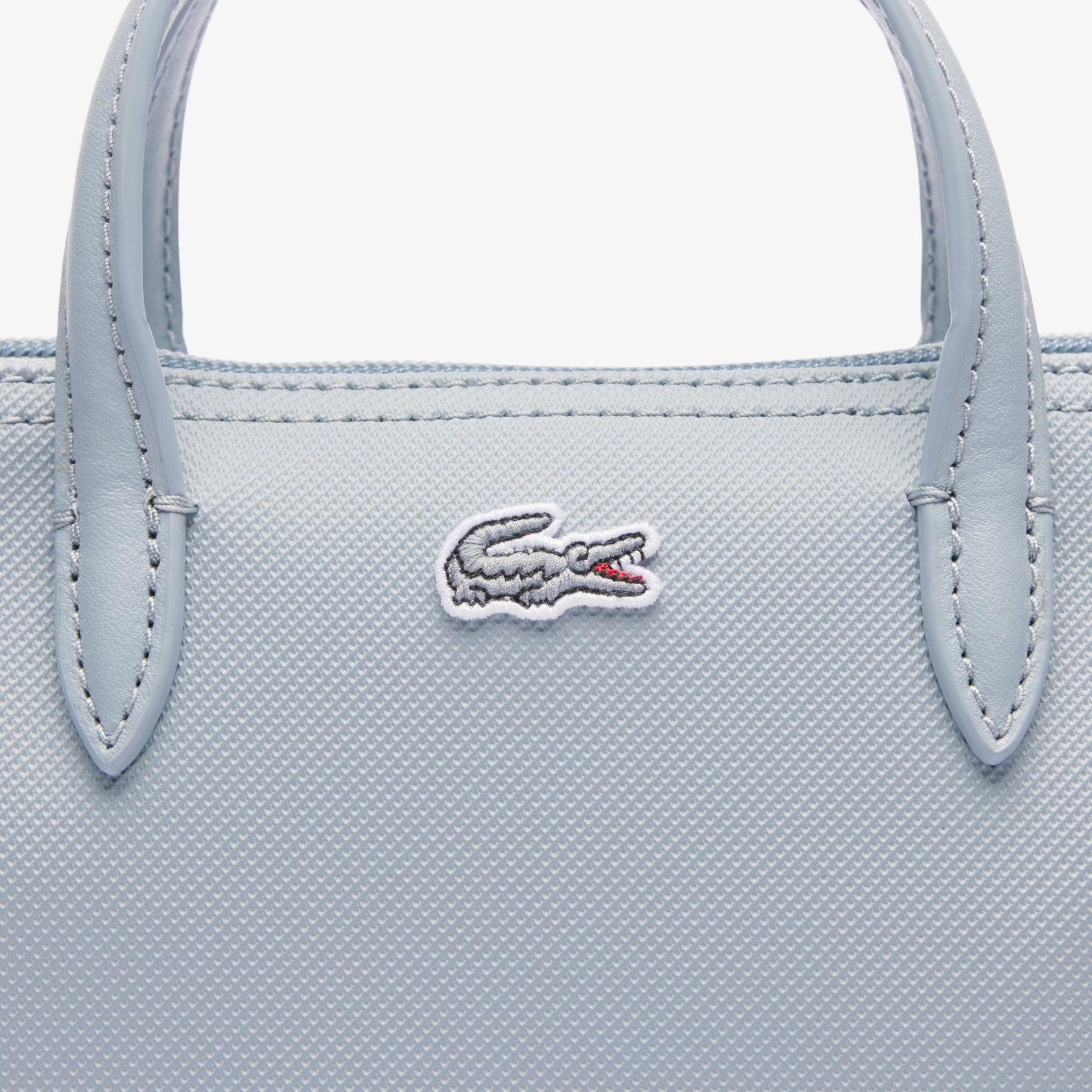 Lacoste Women's L.12.12 Concept Petit Pique Coated Canvas Mini Zip Tote Bag