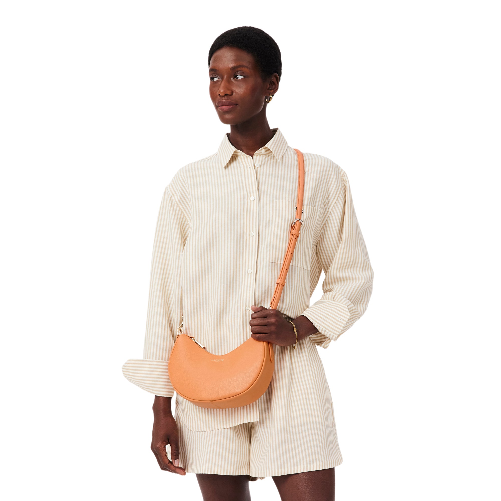 LACOSTE Women Small Champs-Élysées Half-Moon Bag