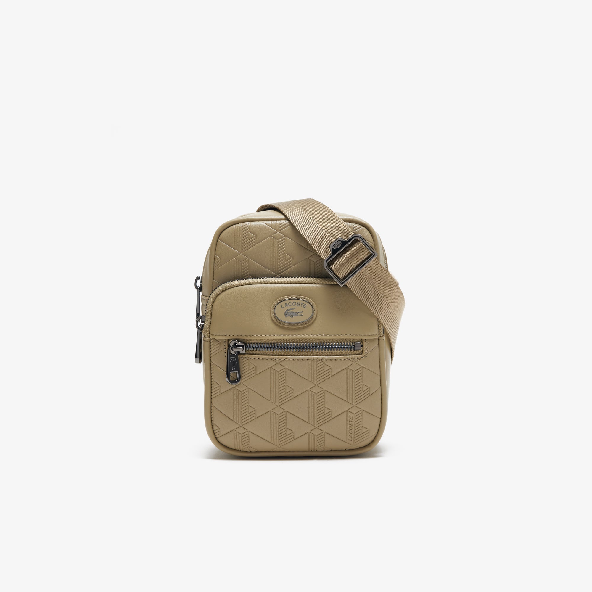 Lacoste Men's Embossed Monogram Small Crossbody - Lacoste Accessories THE MIX