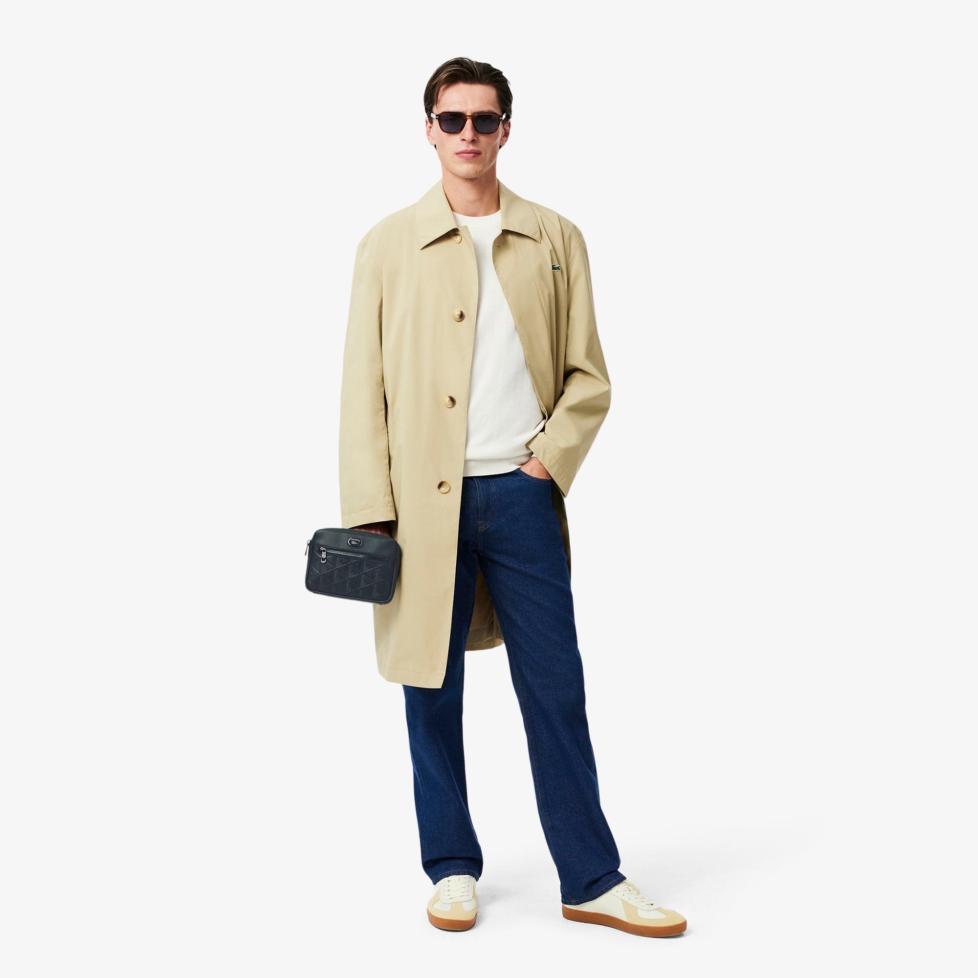 LACOSTE Monogram Reporter Bag