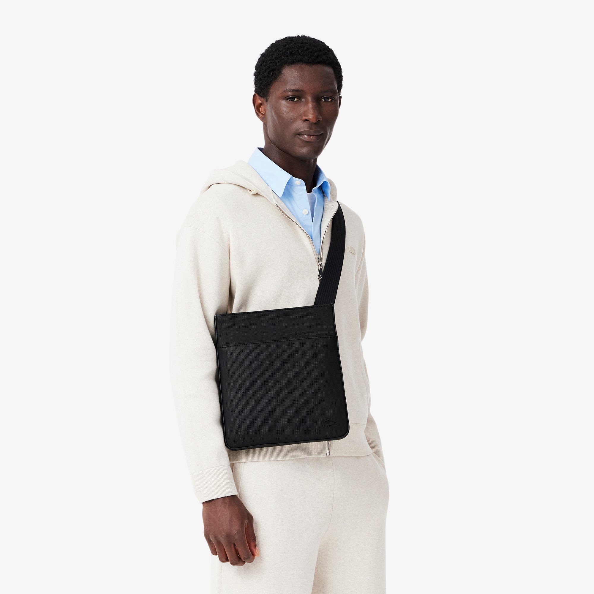 LACOSTE Classic Flat Satchel