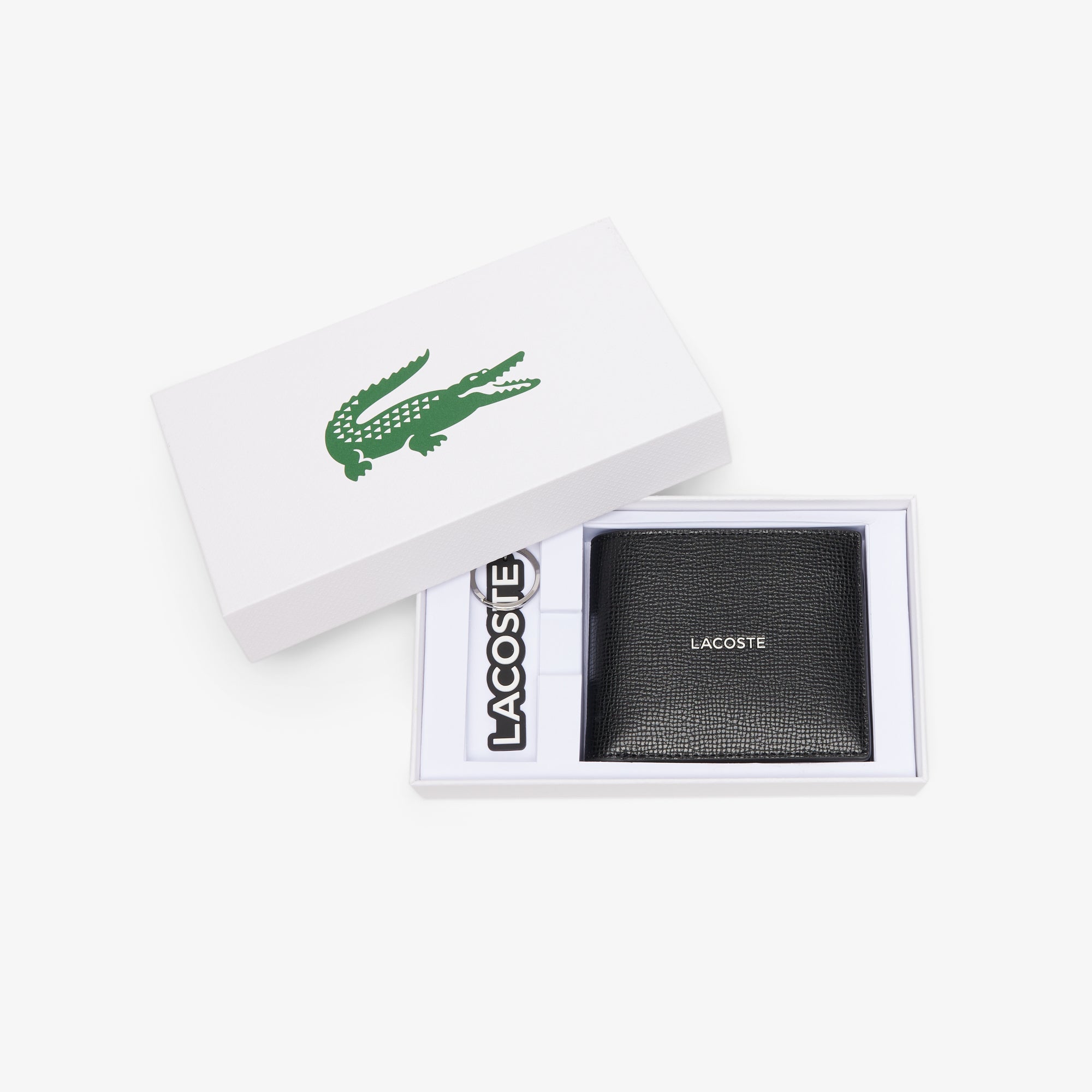 LACOSTE Ossian Billfold & Keychain Gift Set