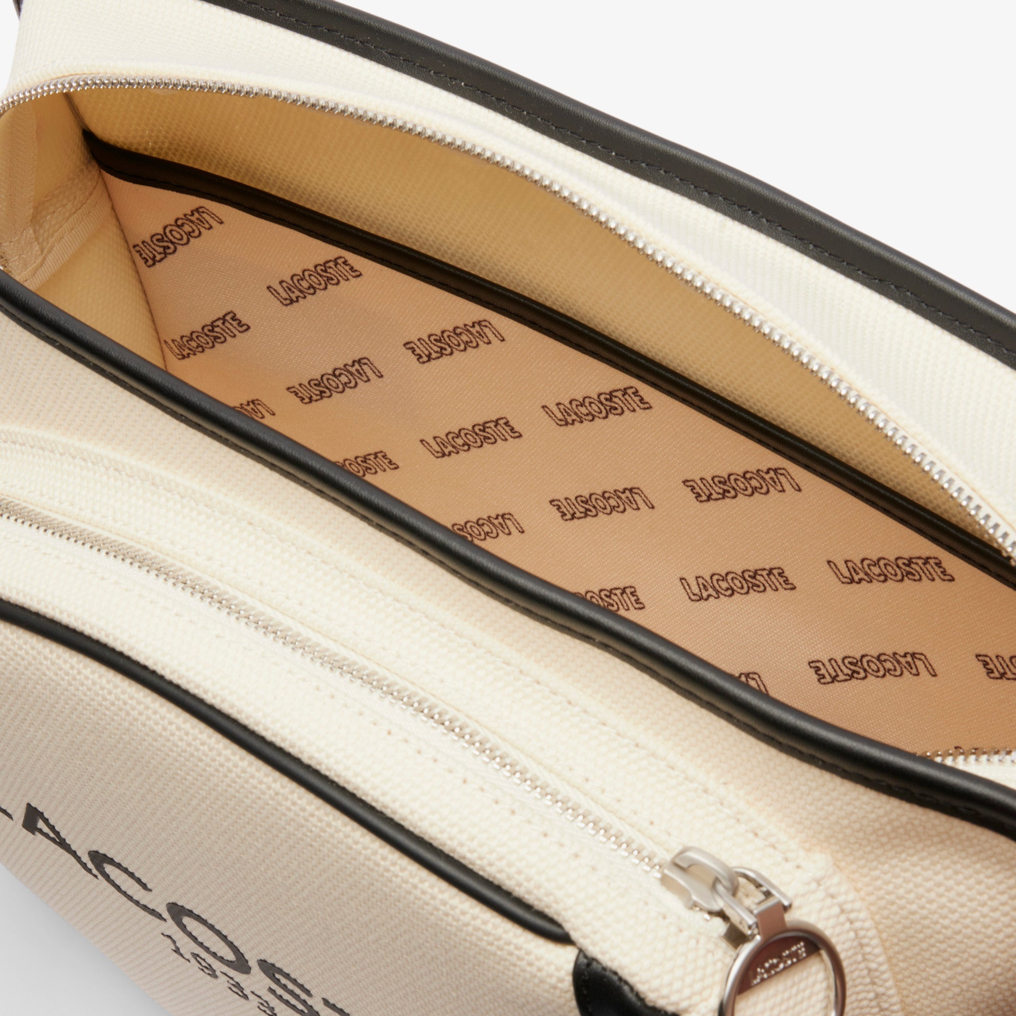 LACOSTE Heritage Canvas Unisex Shoulder Bag