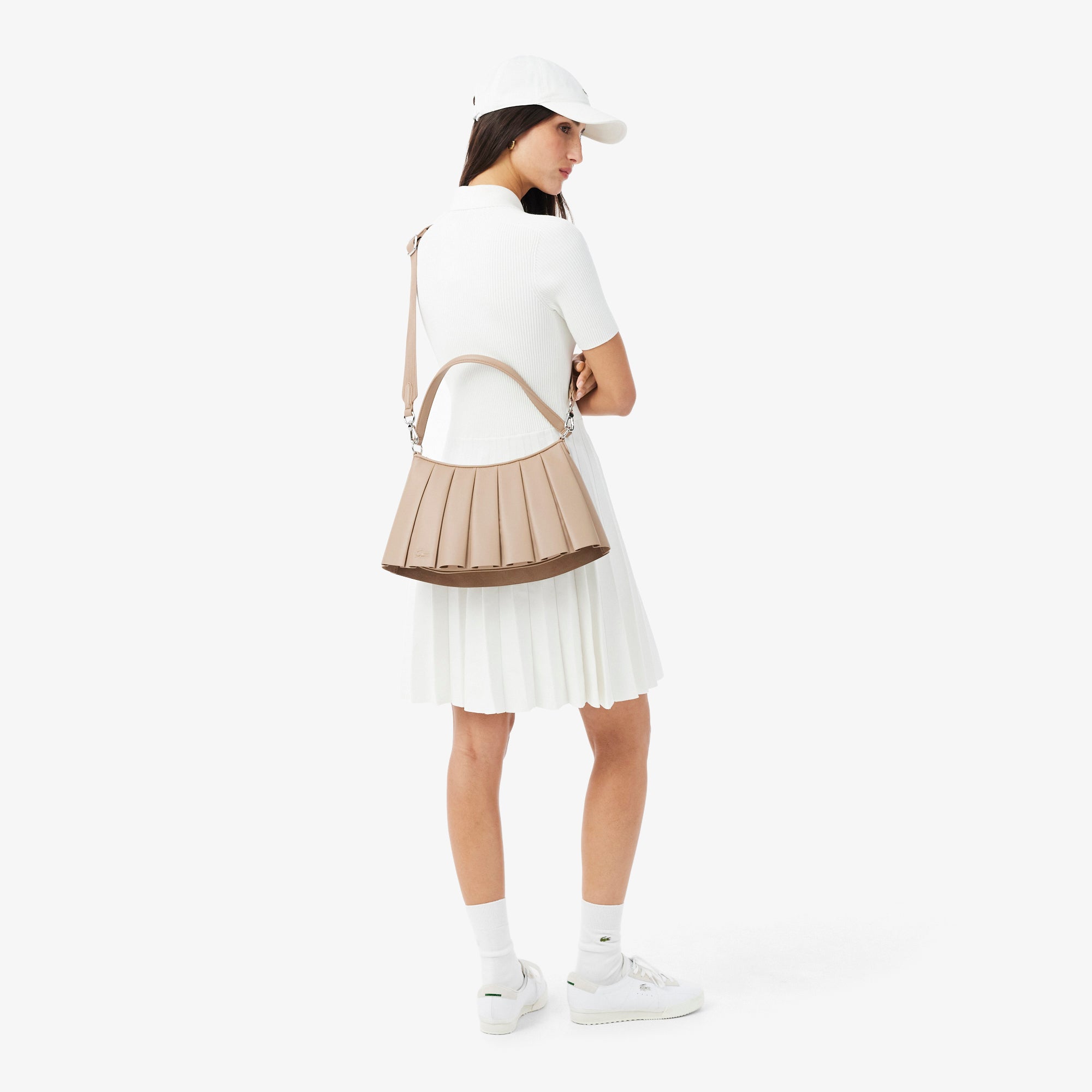 LACOSTE Medium Runway Lenglen Leather Bag Unisex